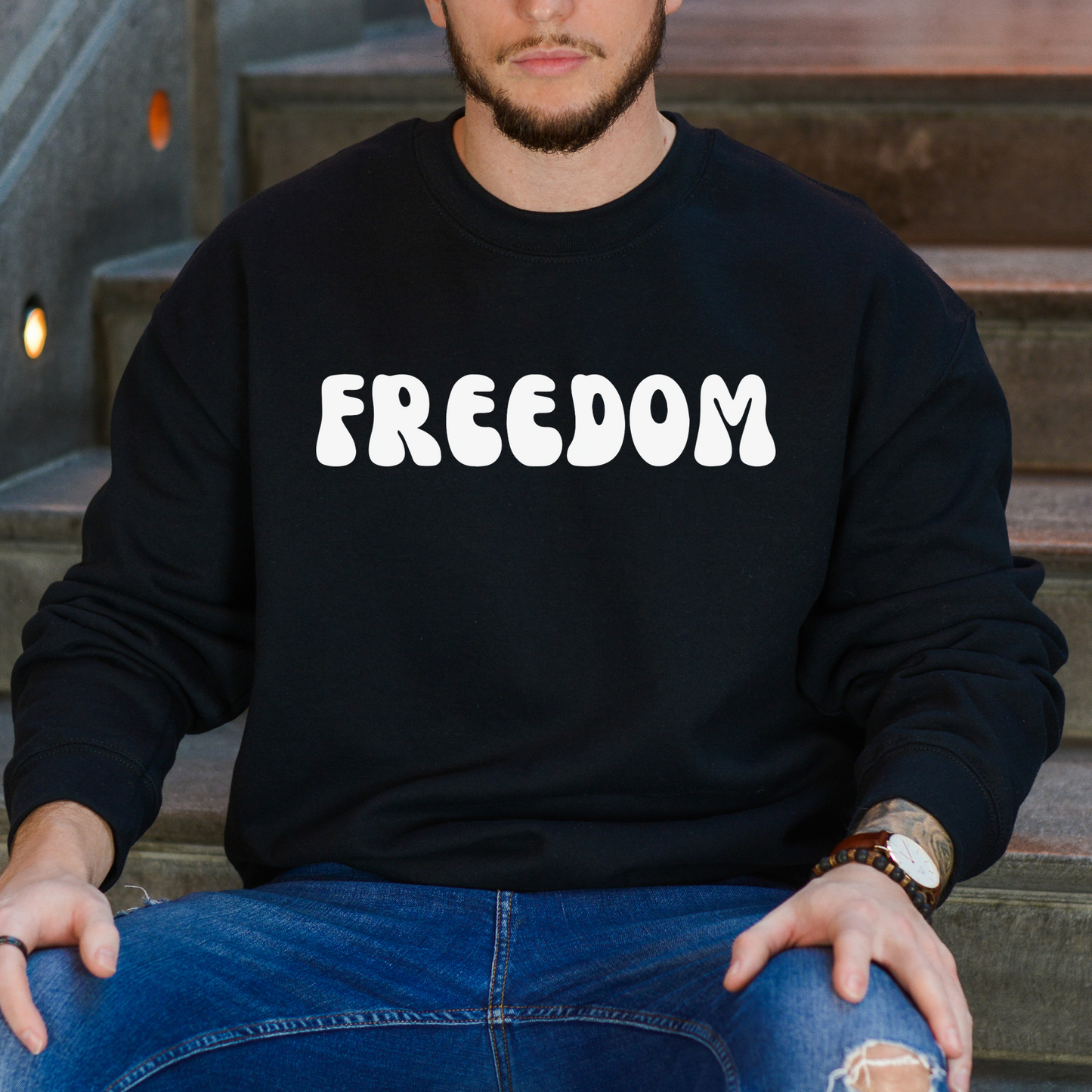 Freedom - Unisex Crewneck Sweatshirt