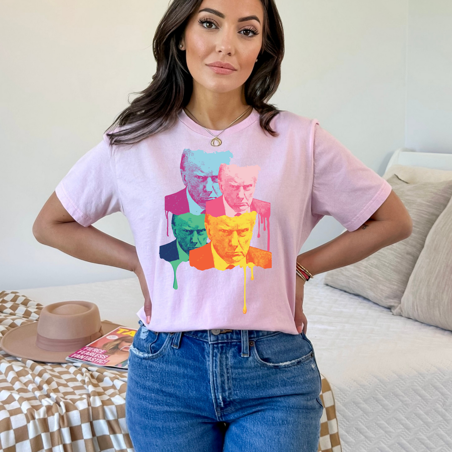 Trump Mugshot Drip - Unisex Jersey Tee