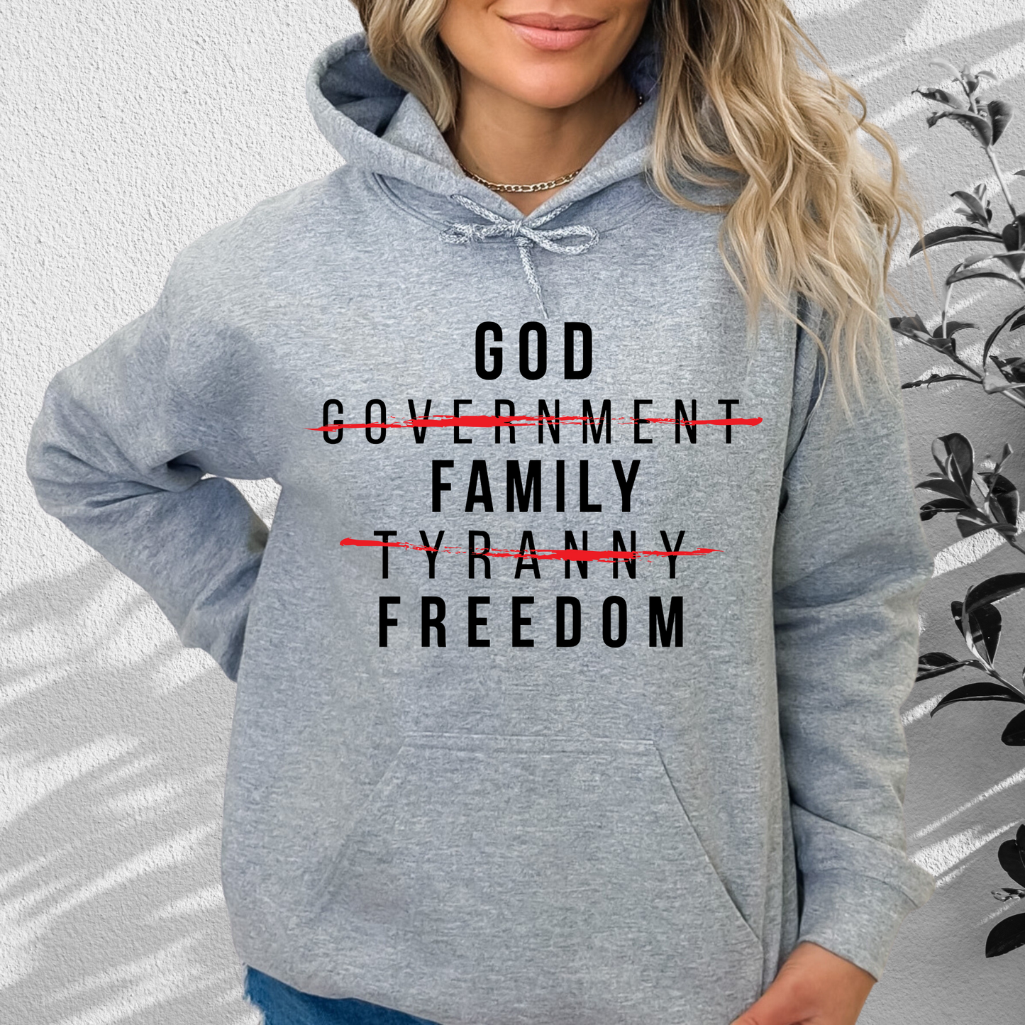 God Family Freedom - Unisex Hoodie