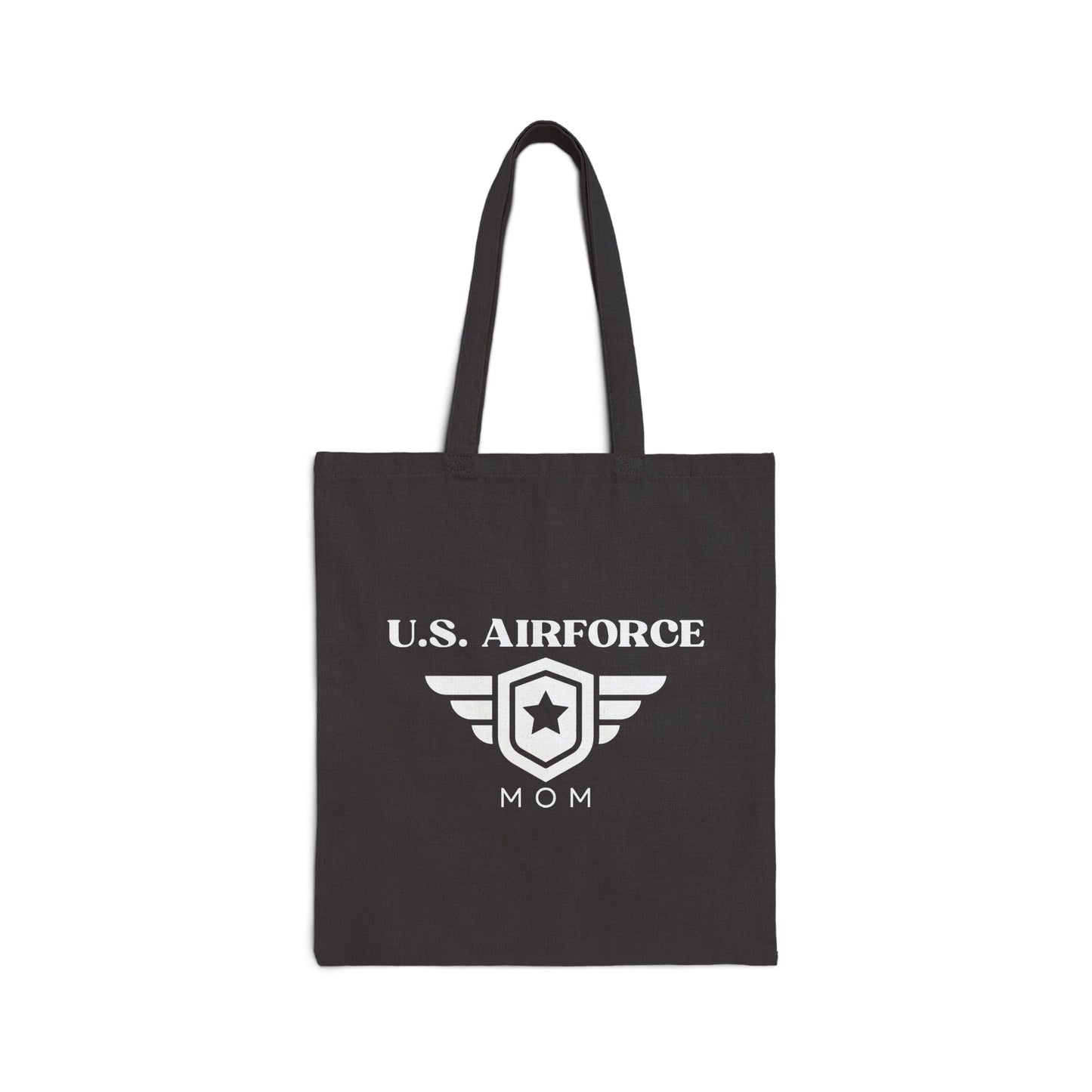 U.S. Airforce Mom - Cotton Canvas Tote Bag