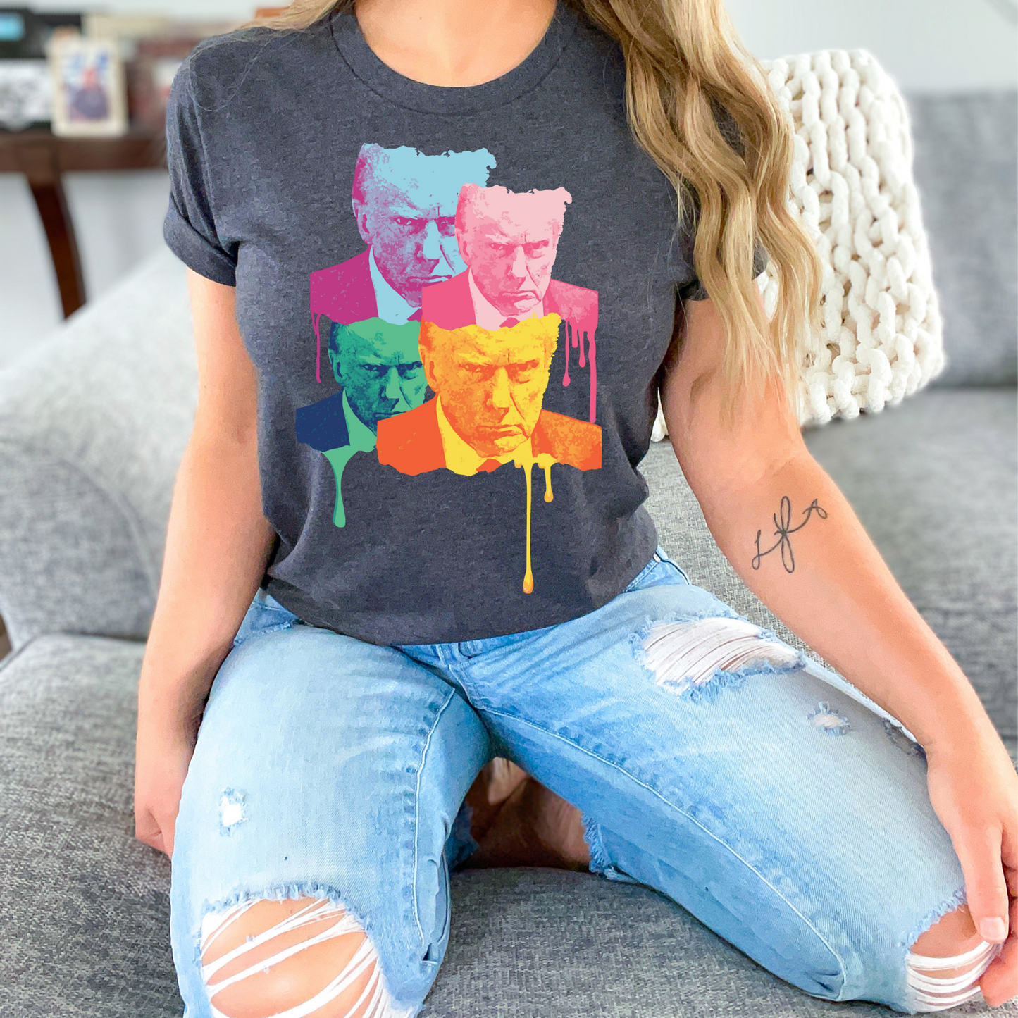 Trump Mugshot Drip - Unisex Jersey Tee