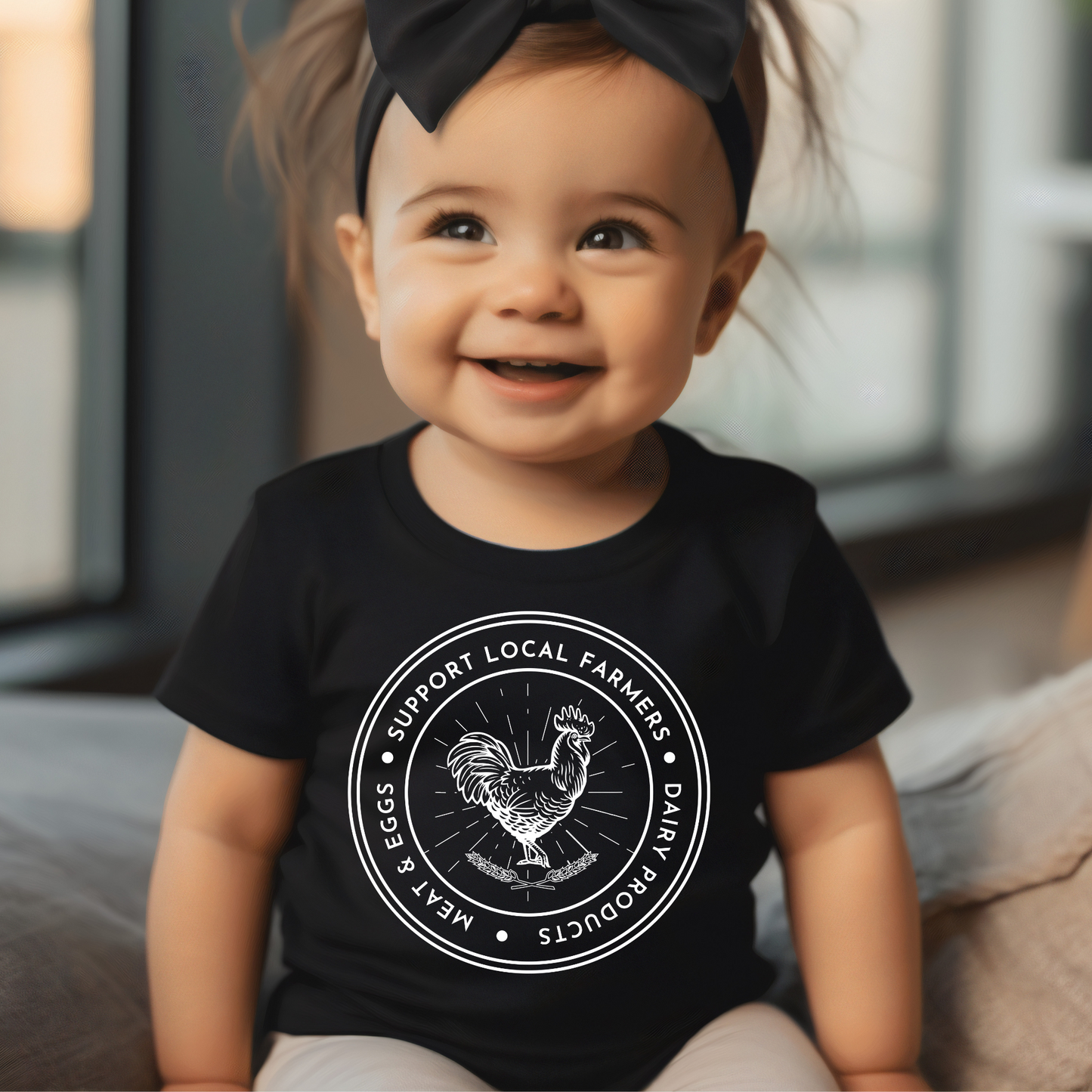 Support Local Farmers - Baby Jersey Tee