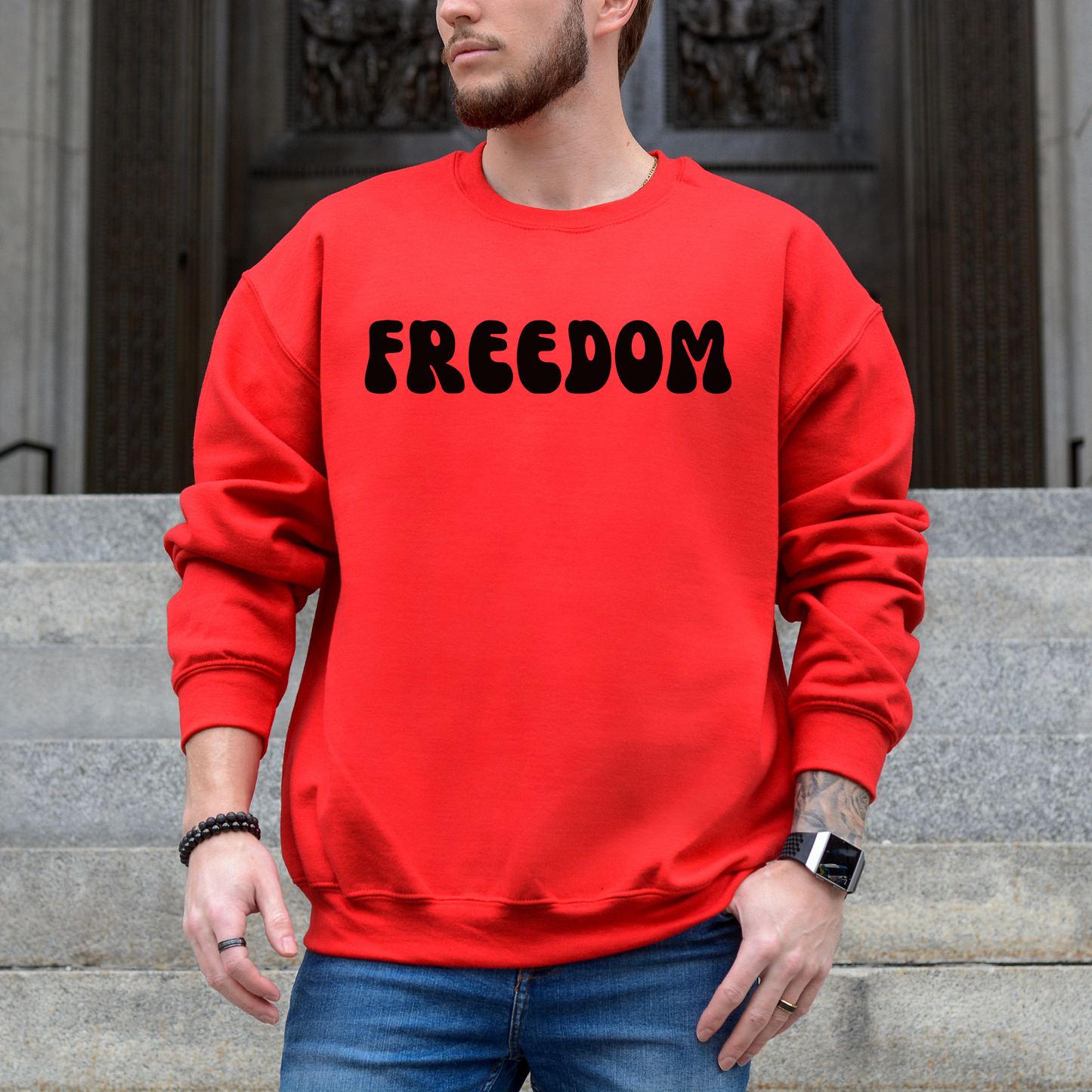 Freedom - Unisex Crewneck Sweatshirt