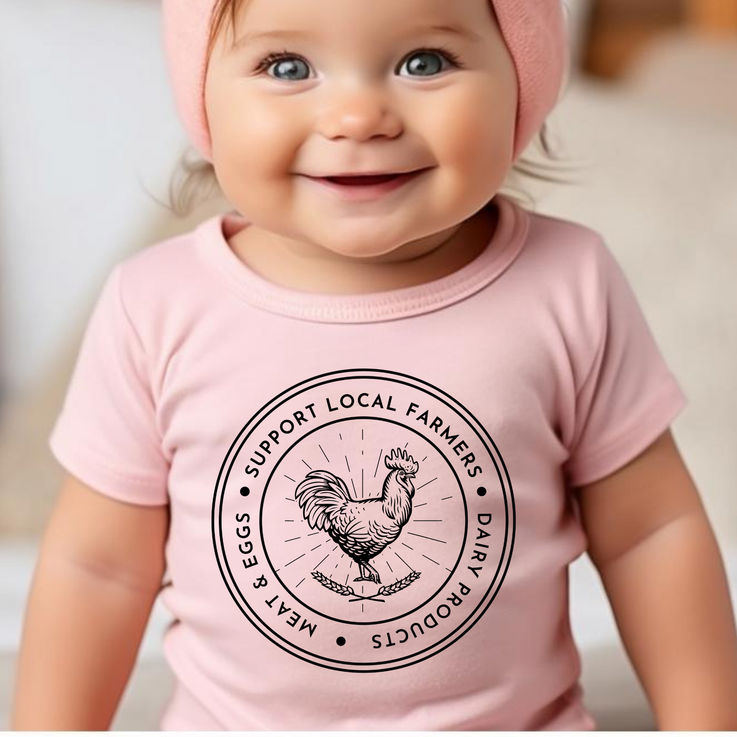 Support Local Farmers - Baby Jersey Tee