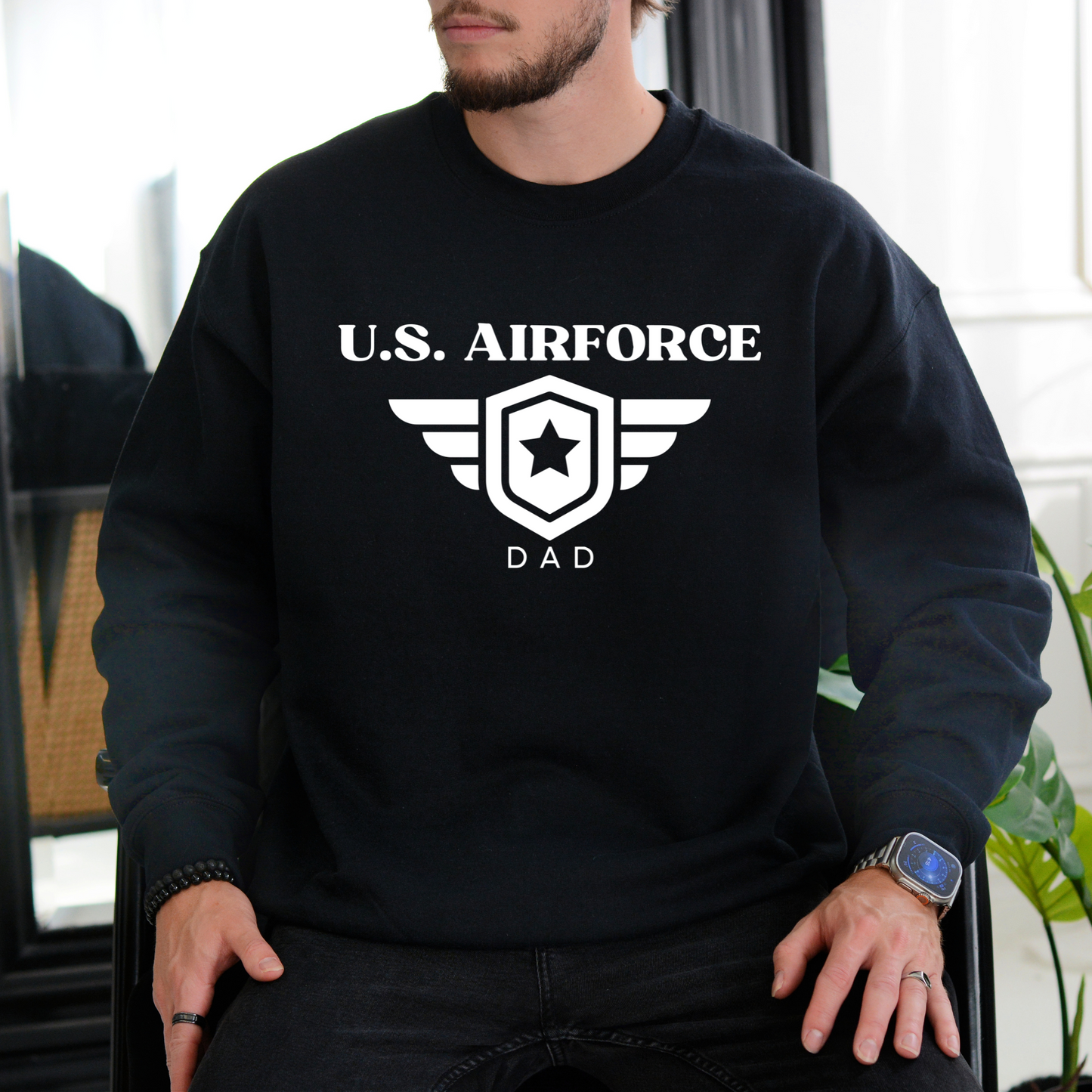 U.S. Air Force Dad - Unisex Crewneck Sweatshirt