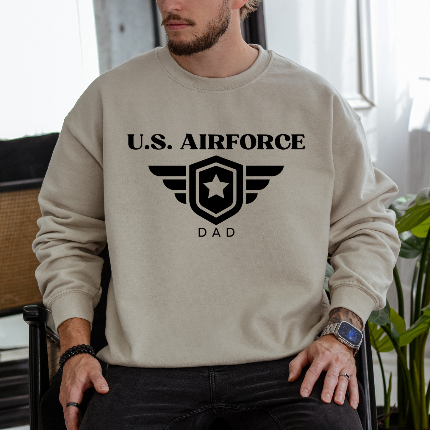 U.S. Air Force Dad - Unisex Crewneck Sweatshirt
