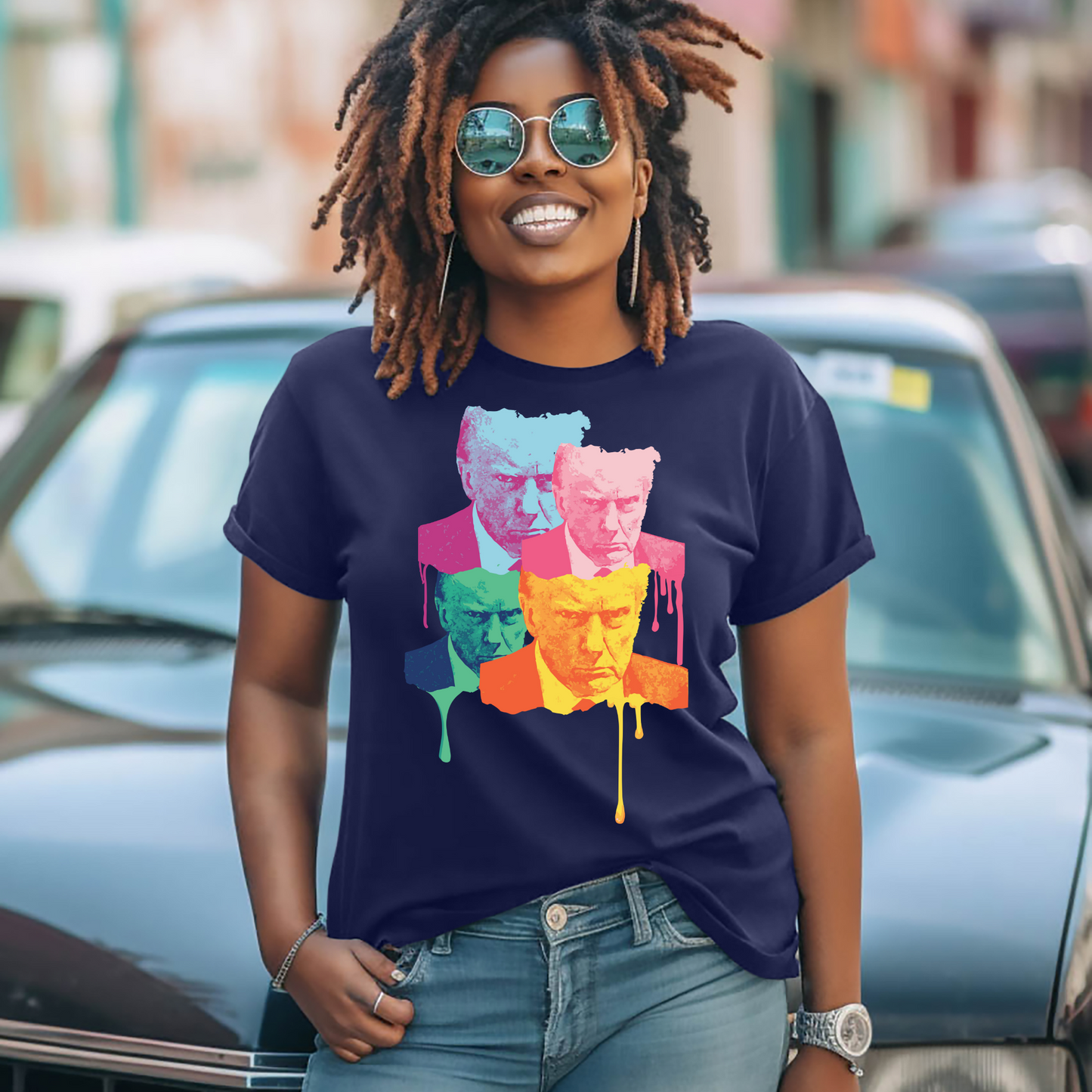 Trump Mugshot Drip - Unisex Jersey Tee