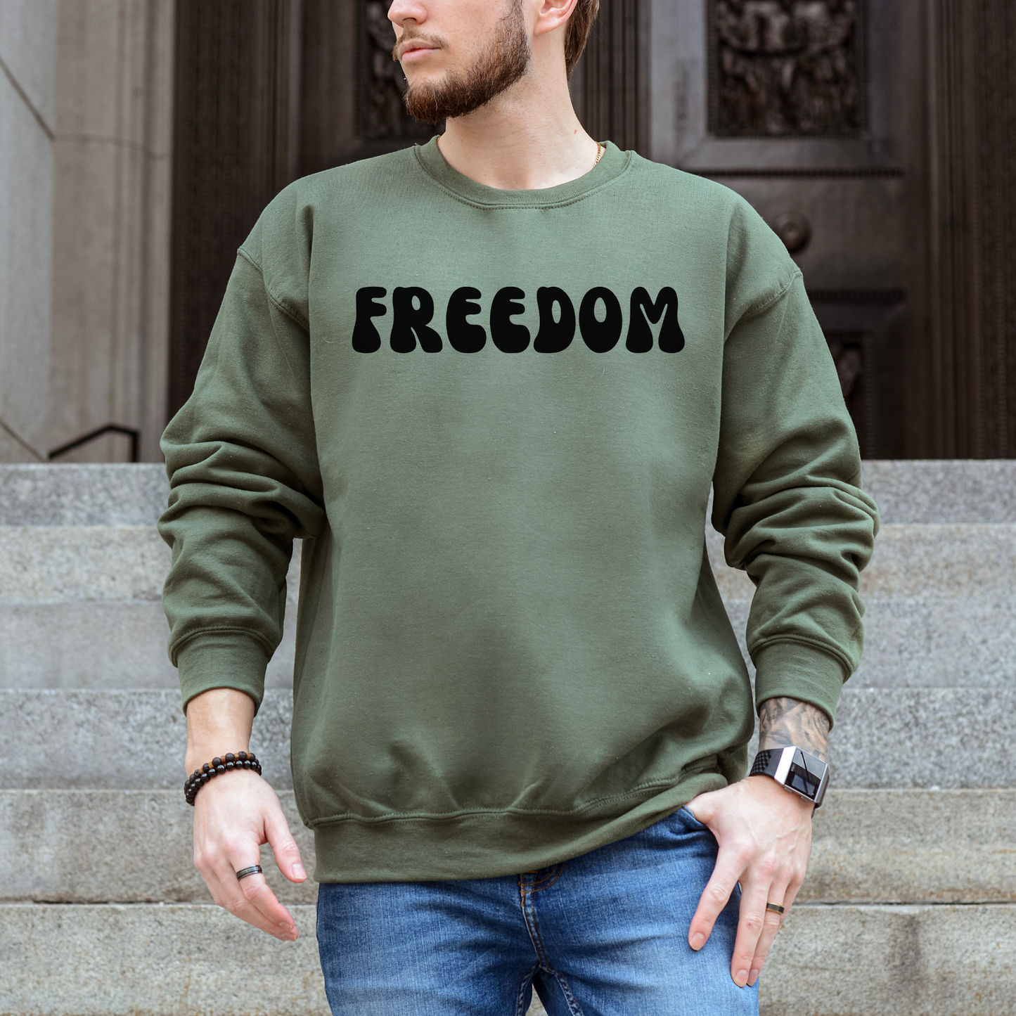 Freedom - Unisex Crewneck Sweatshirt