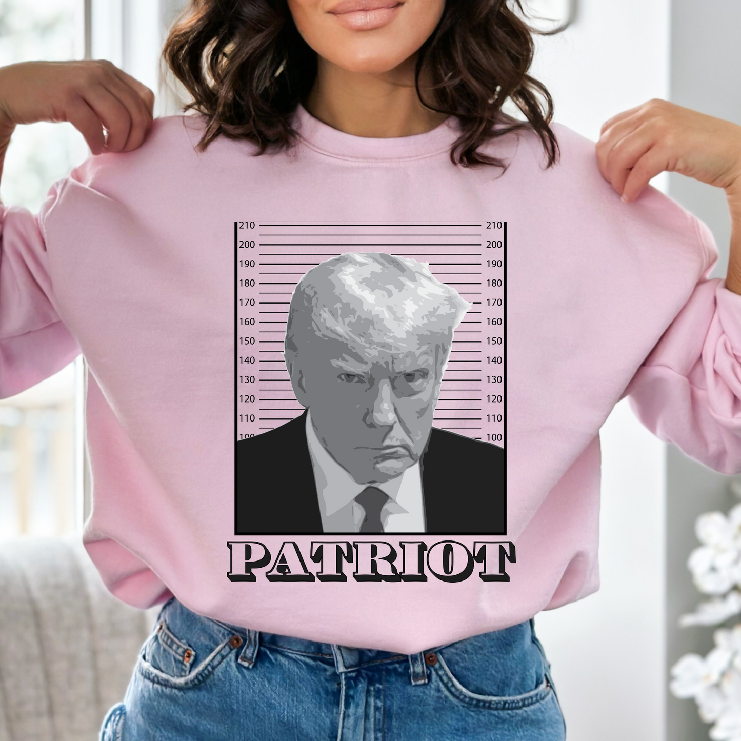 Trump Mugshot Patriot - Unisex Crewneck Sweatshirt