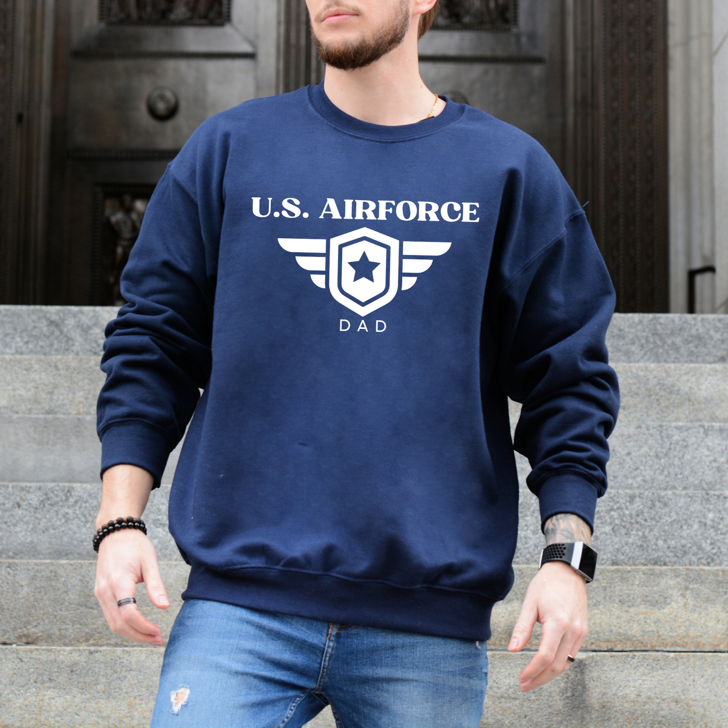 U.S. Air Force Dad - Unisex Crewneck Sweatshirt