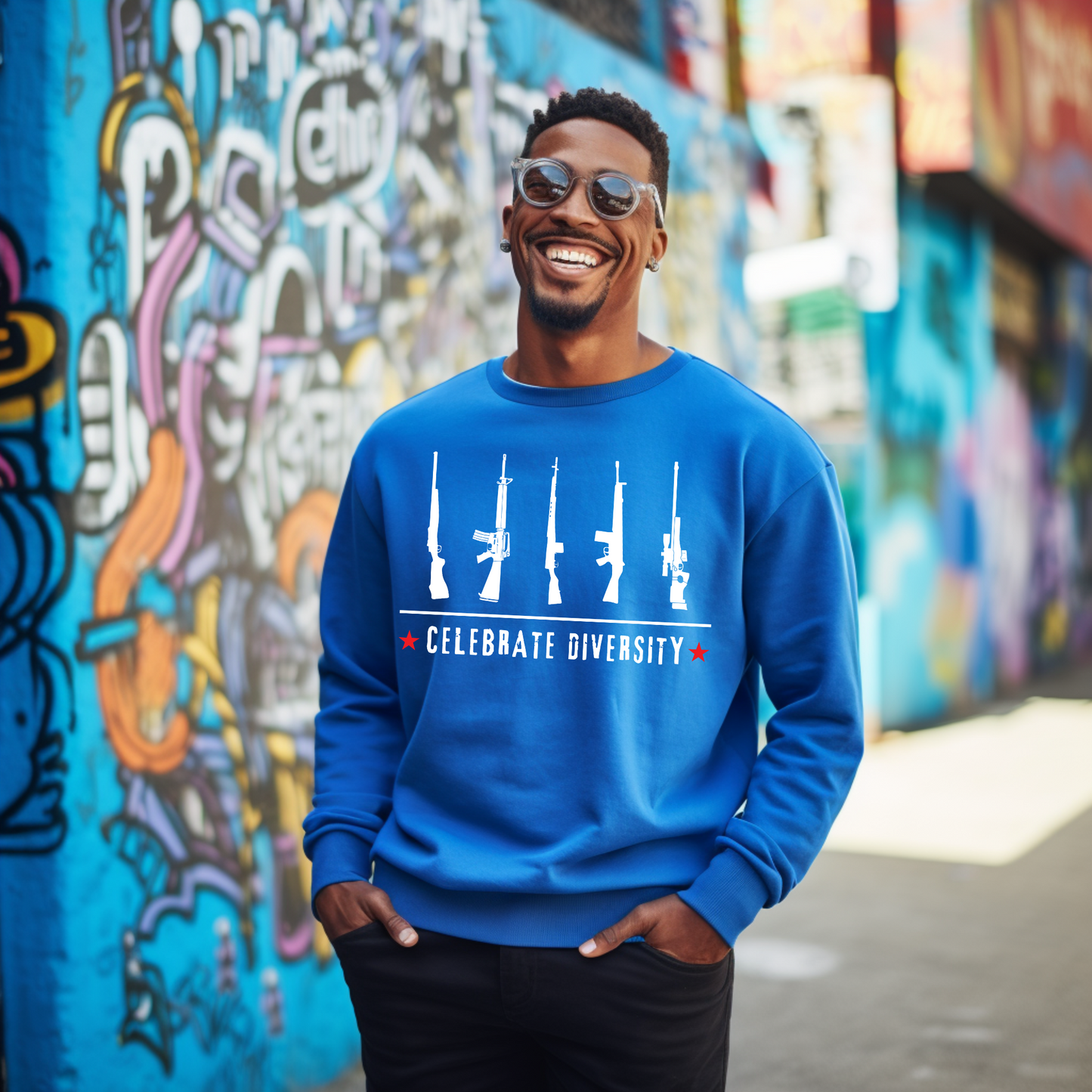 Celebrate Diversity - Unisex Crewneck Sweatshirt