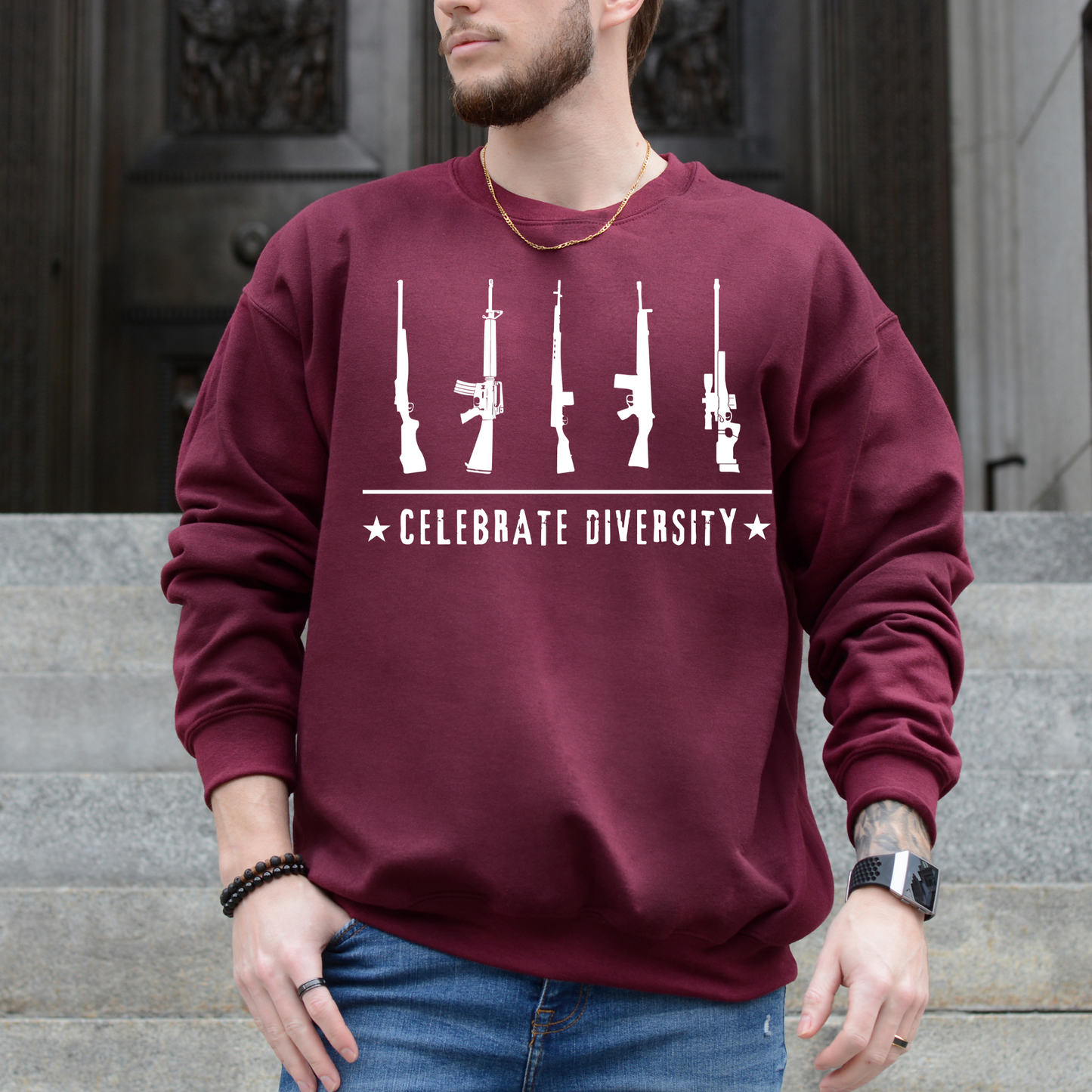 Celebrate Diversity - Unisex Crewneck Sweatshirt