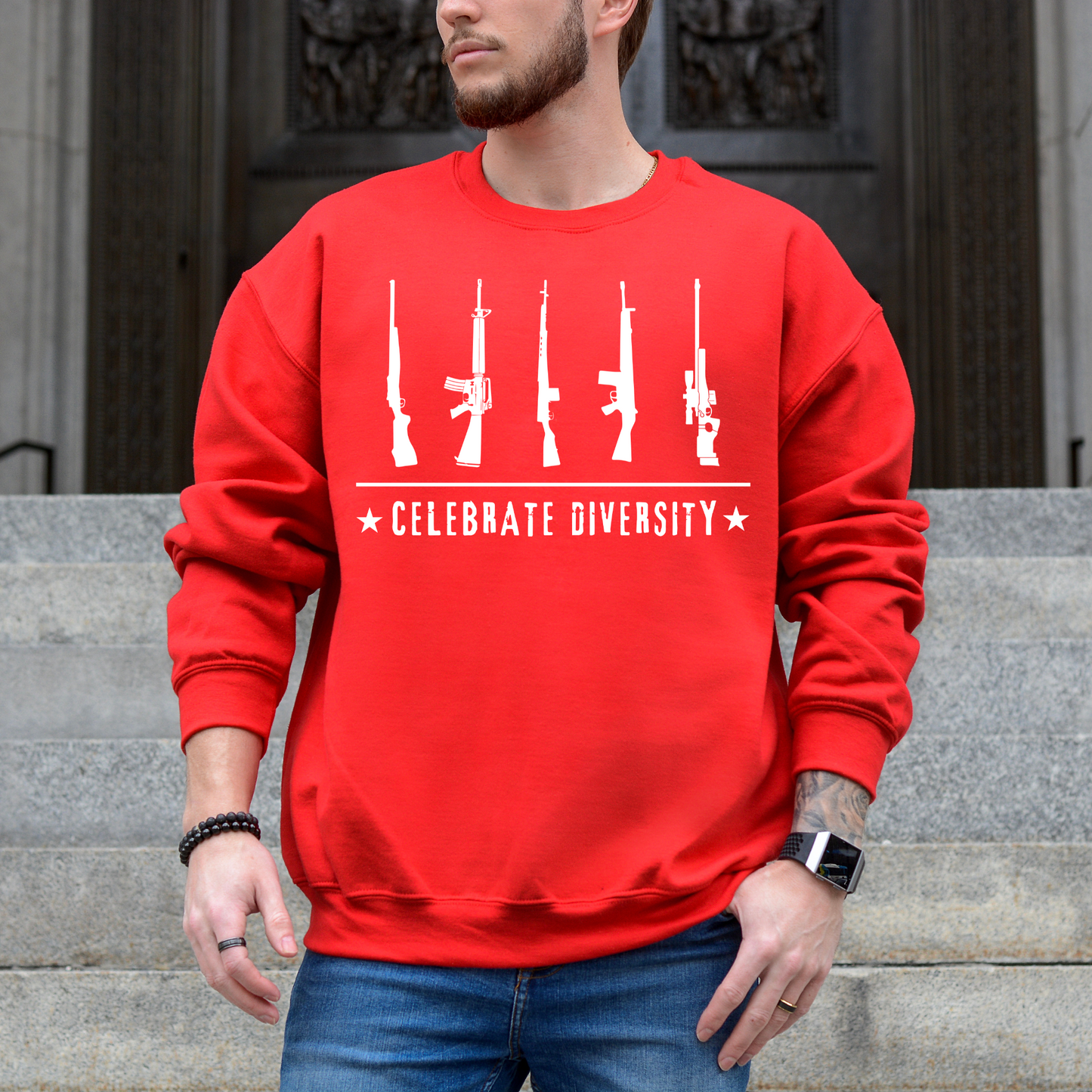 Celebrate Diversity - Unisex Crewneck Sweatshirt