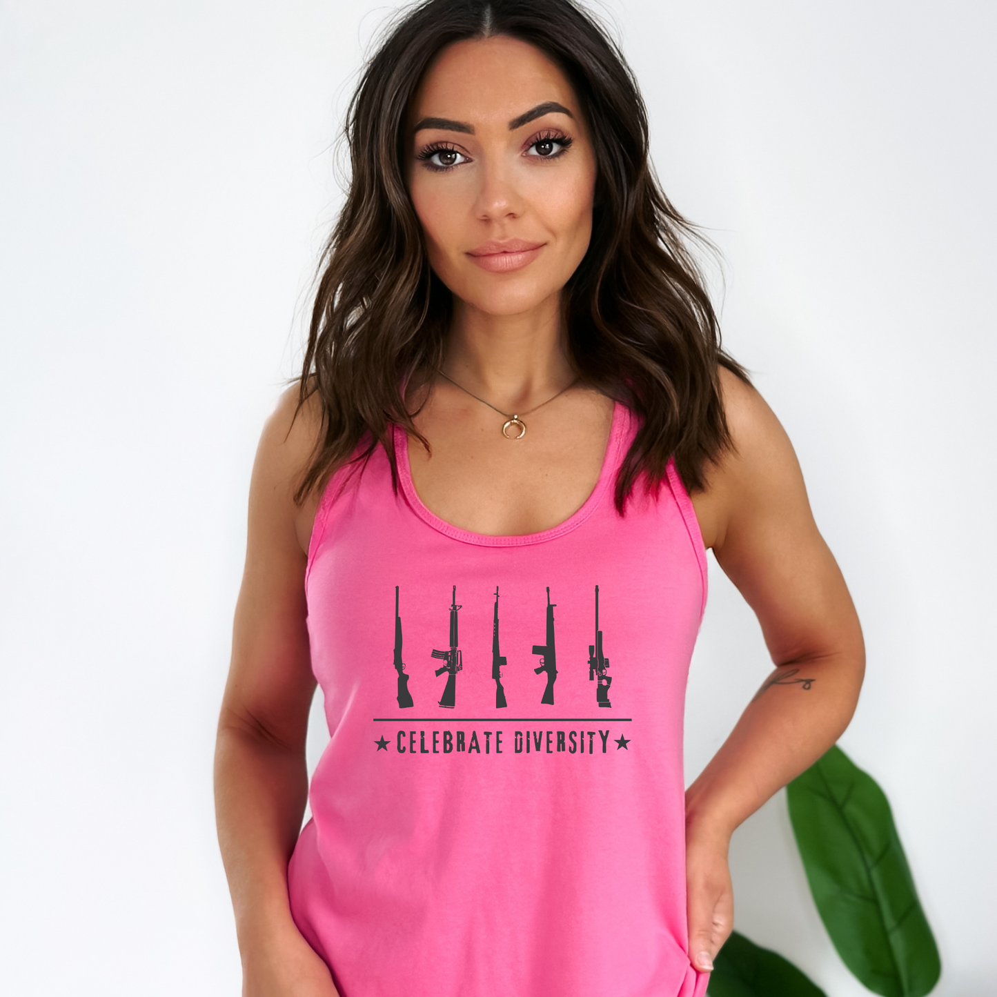 Celebrate Diversity - Women's Racerback Tank