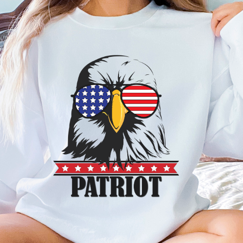 Patriot Eagle - Unisex Crewneck Sweatshirt