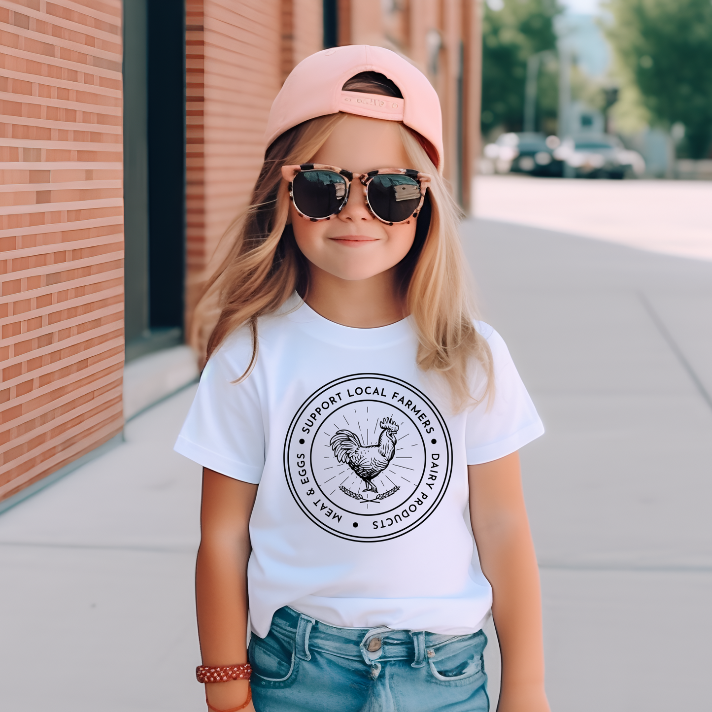 Support Local Farmers - Toddler Jersey Tee