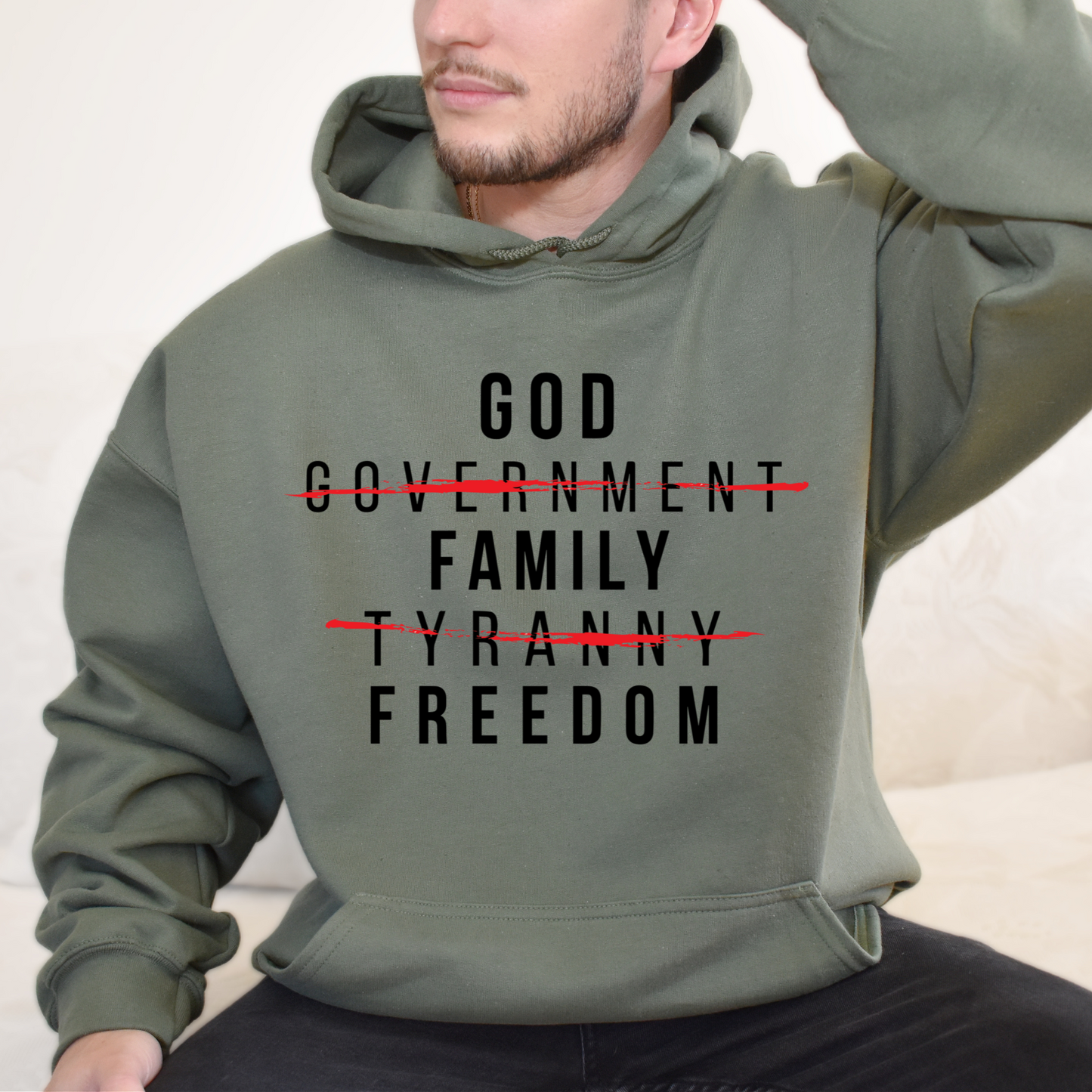God Family Freedom - Unisex Hoodie