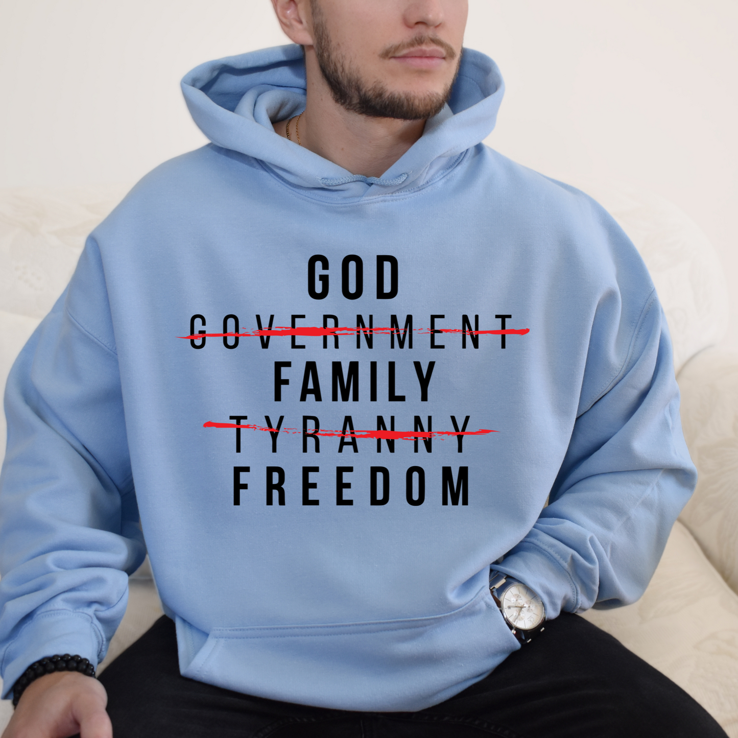 God Family Freedom - Unisex Hoodie