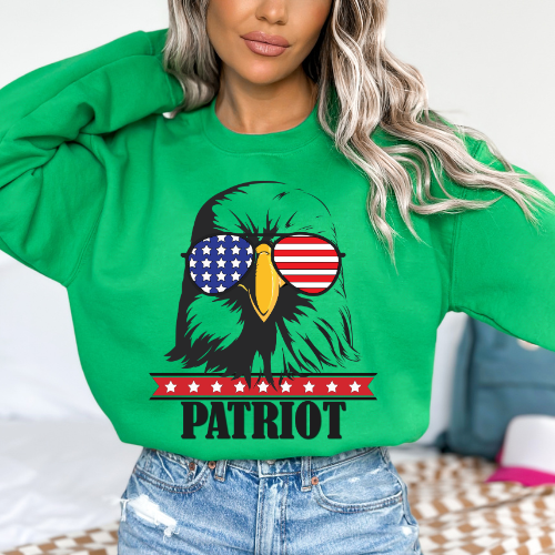 Patriot Eagle - Unisex Crewneck Sweatshirt