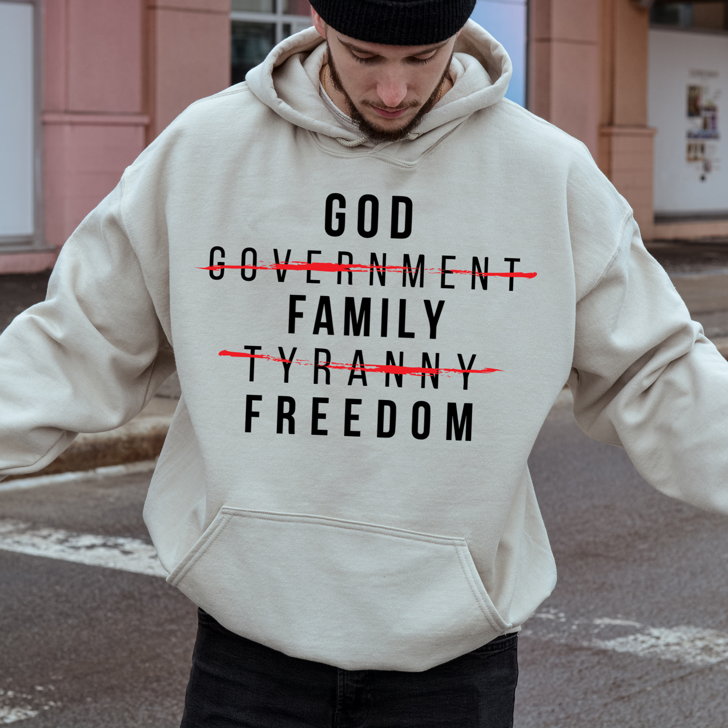 God Family Freedom - Unisex Hoodie