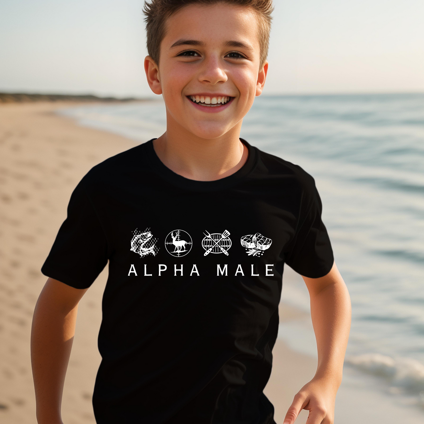 Alpha Male - Youth Short Sleeve T-Shirt