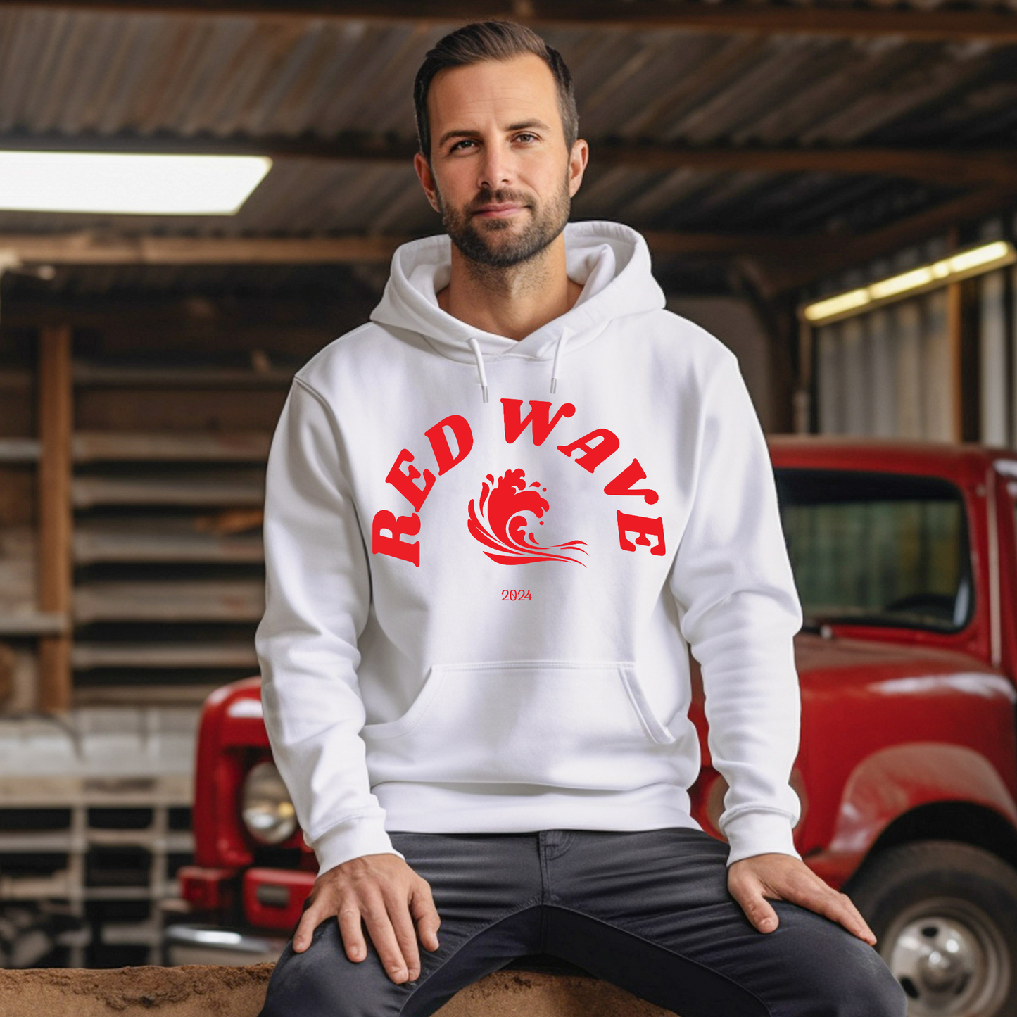 Red Wave 2024 - Unisex Hoodie