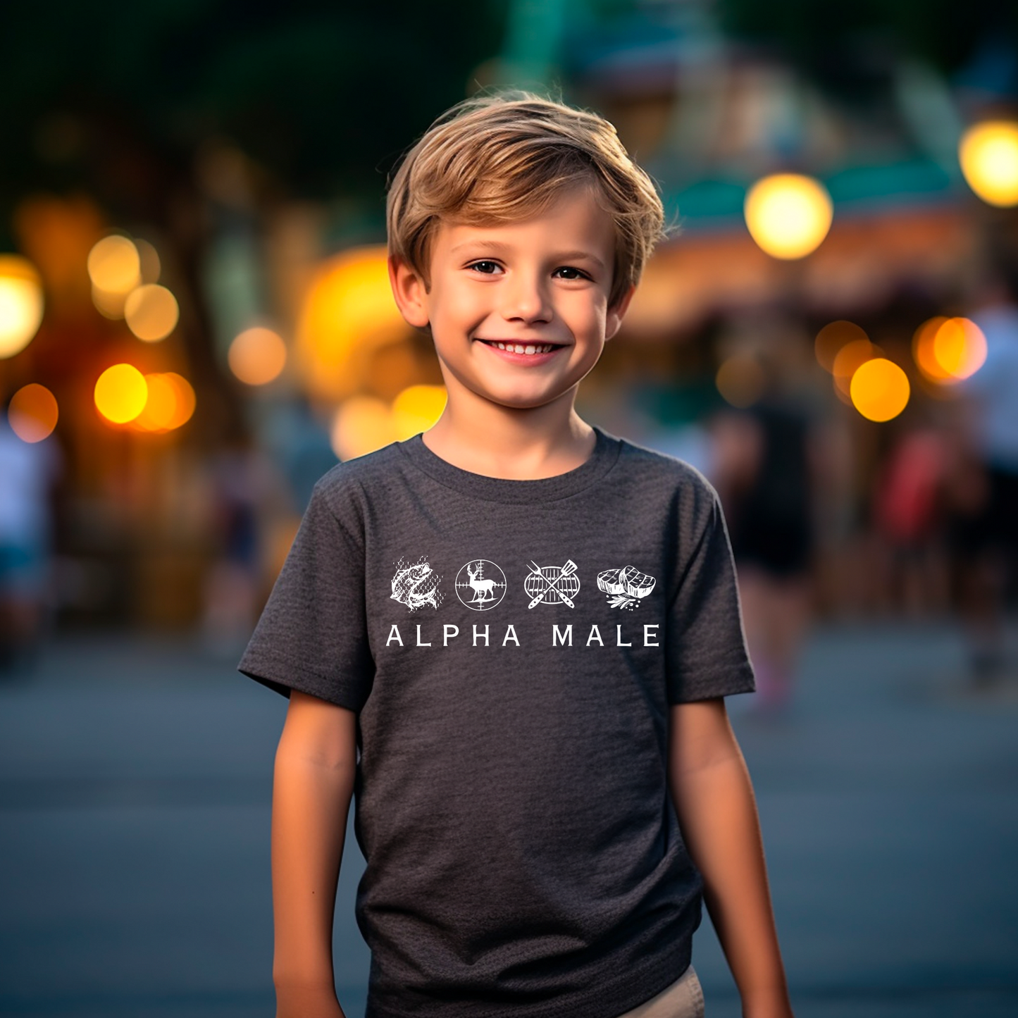 Alpha Male - Youth Short Sleeve T-Shirt