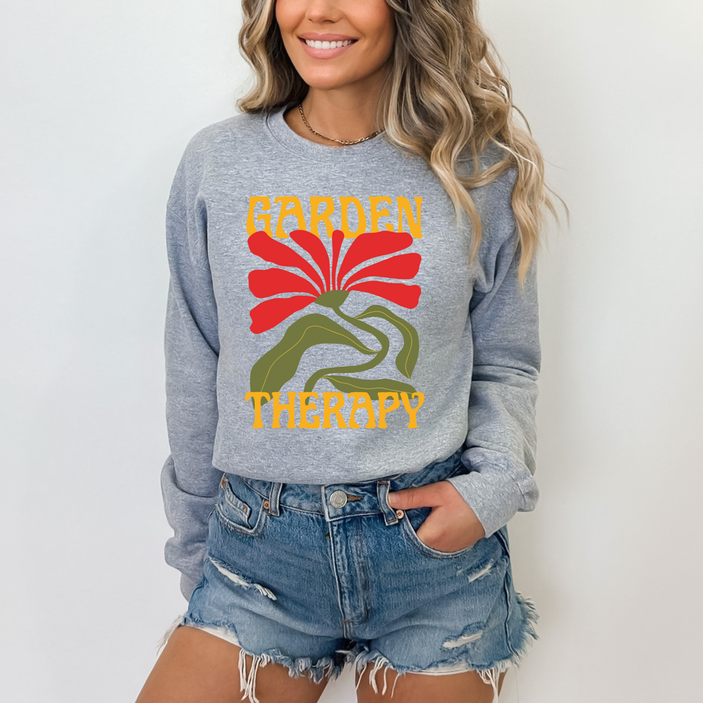 Garden Therapy - Unisex Crewneck Sweatshirt