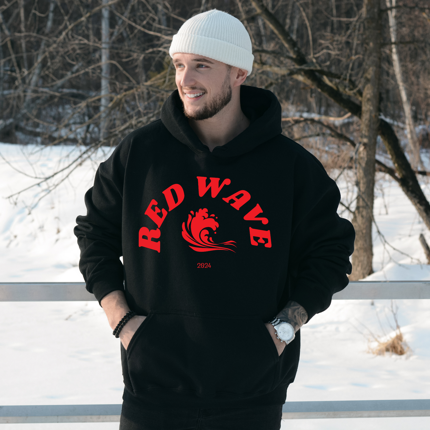 Red Wave 2024 - Unisex Hoodie