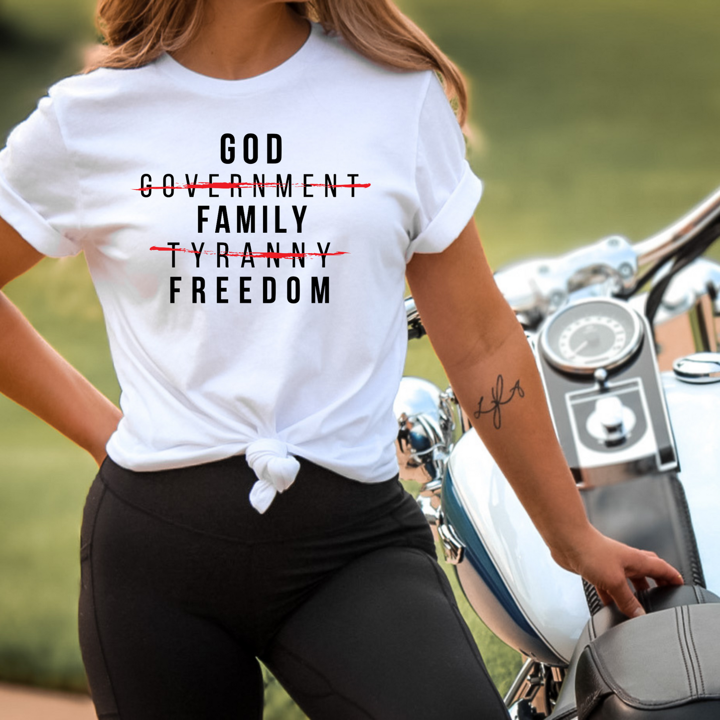 God Family Freedom - Unisex Jersey Tee