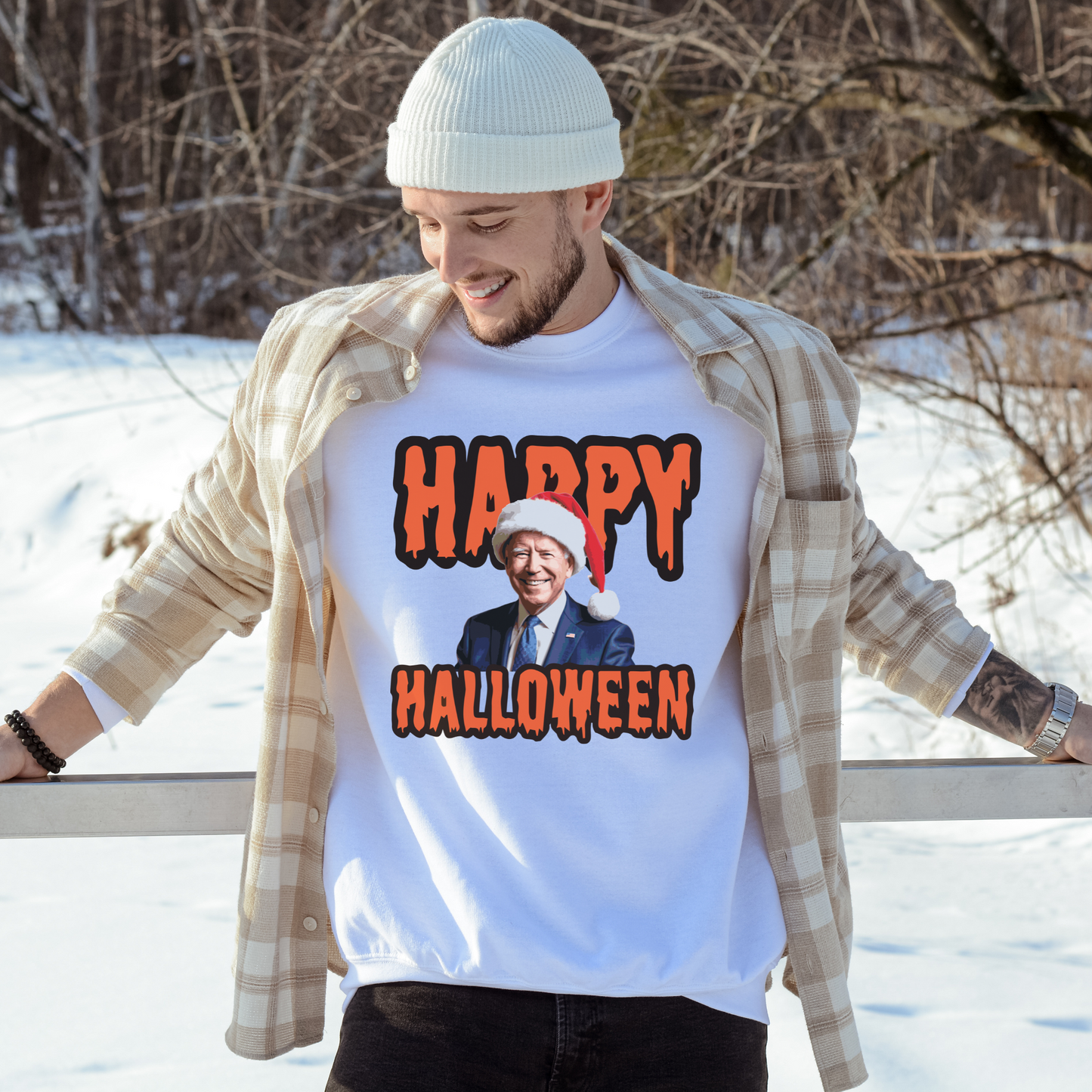 Biden's Halloween - Unisex Crewneck Sweatshirt