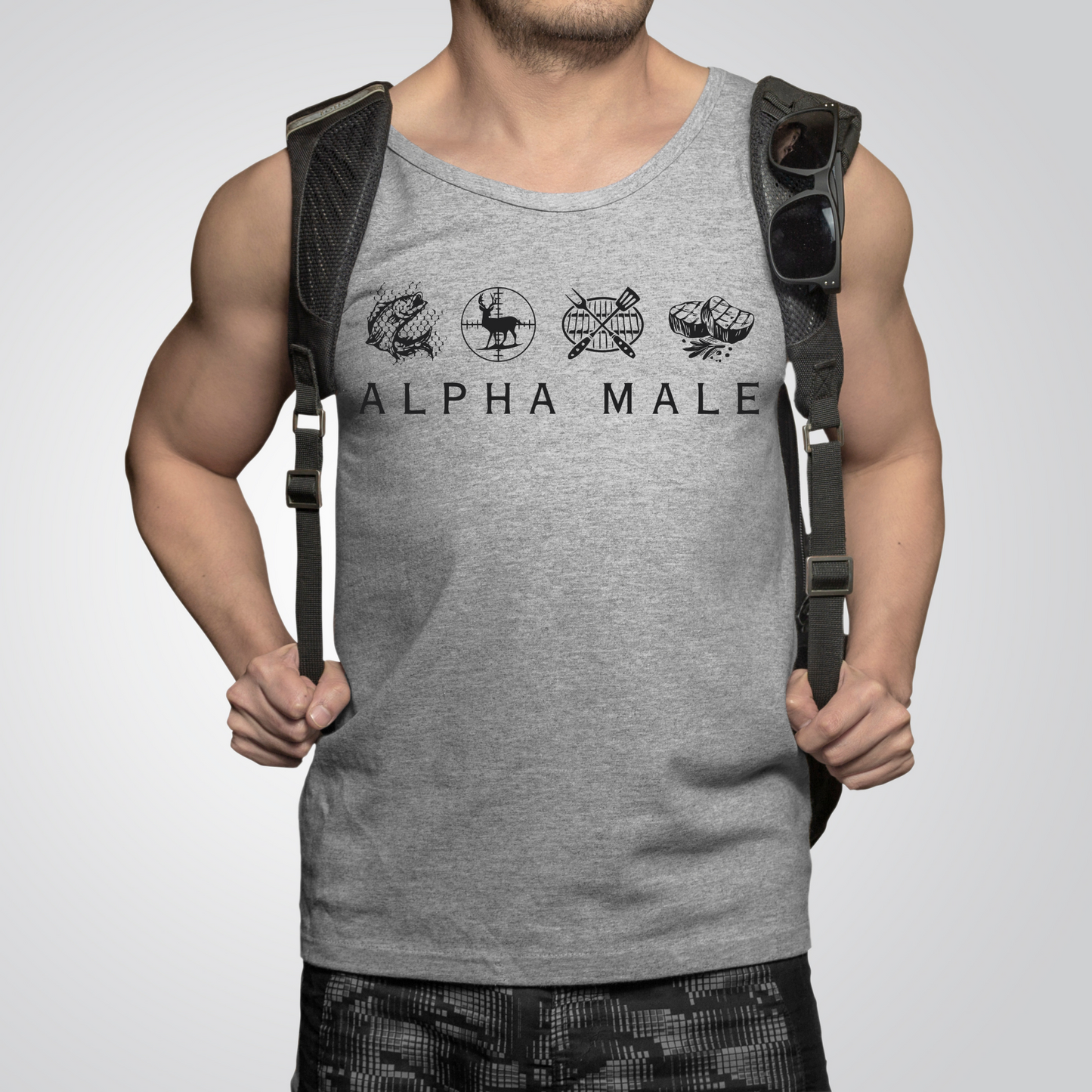 Alpha Male - Unisex Jersey Tank Top