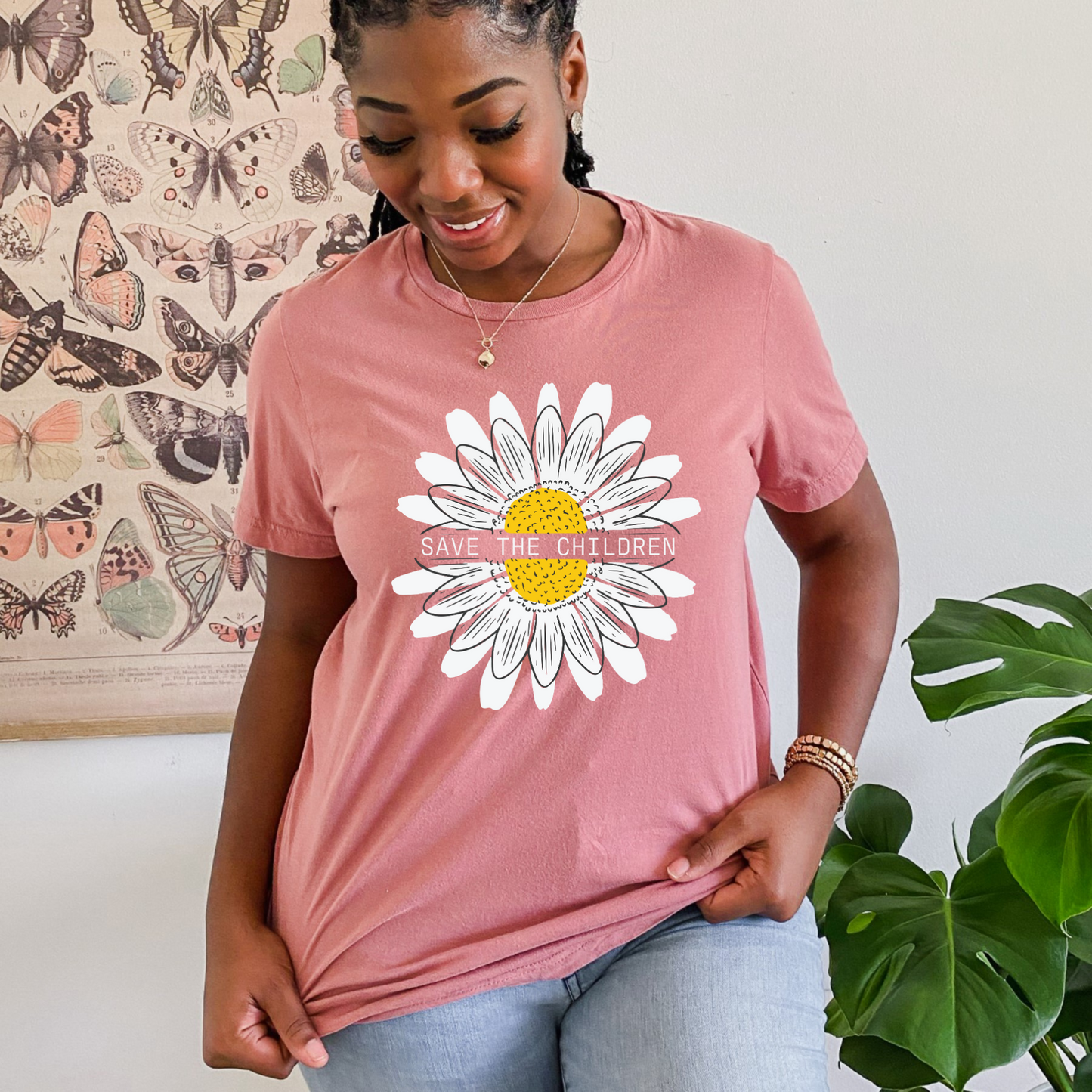 Save The Children Sunflower - Unisex Jersey Tee