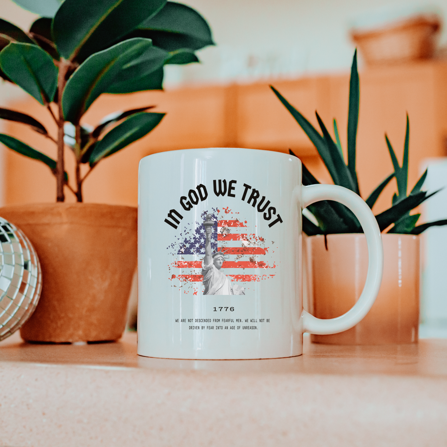 In God We Trust - White Glossy Mug
