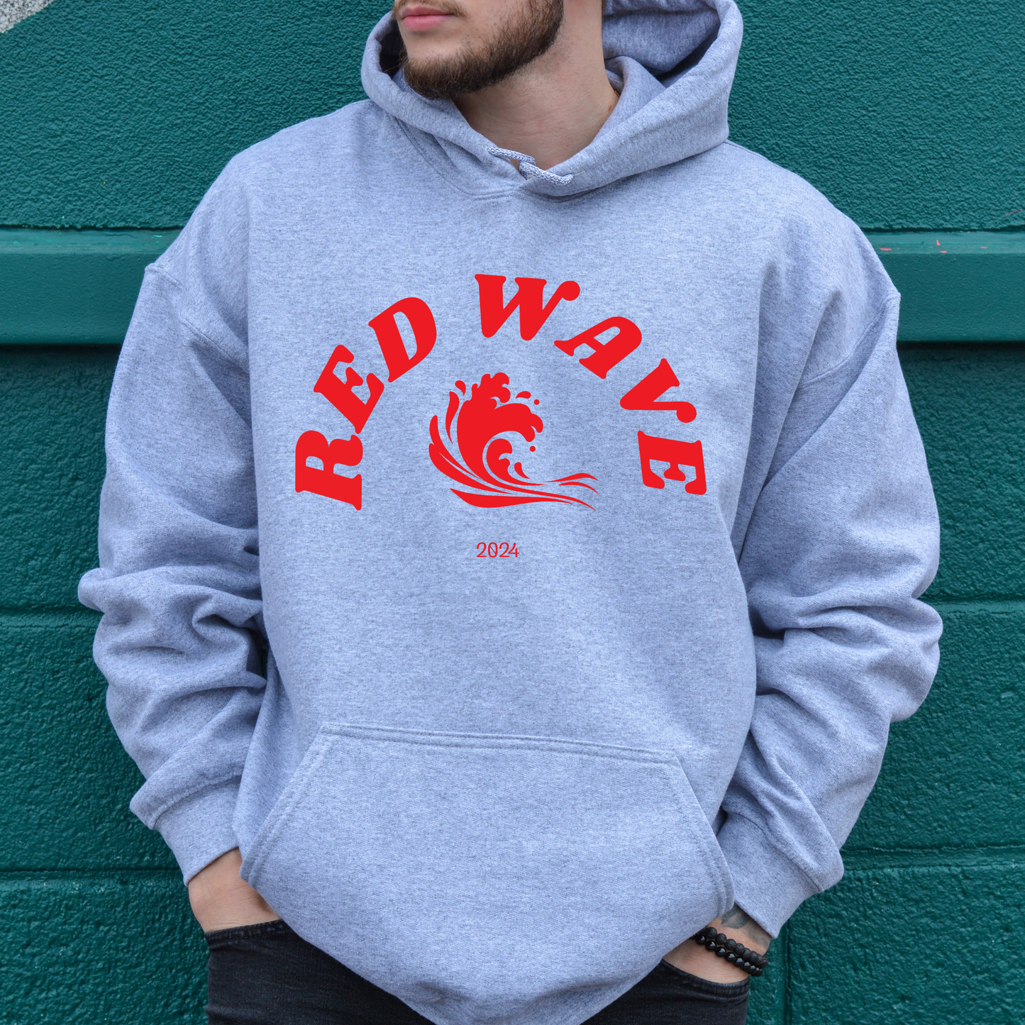 Red Wave 2024 - Unisex Hoodie