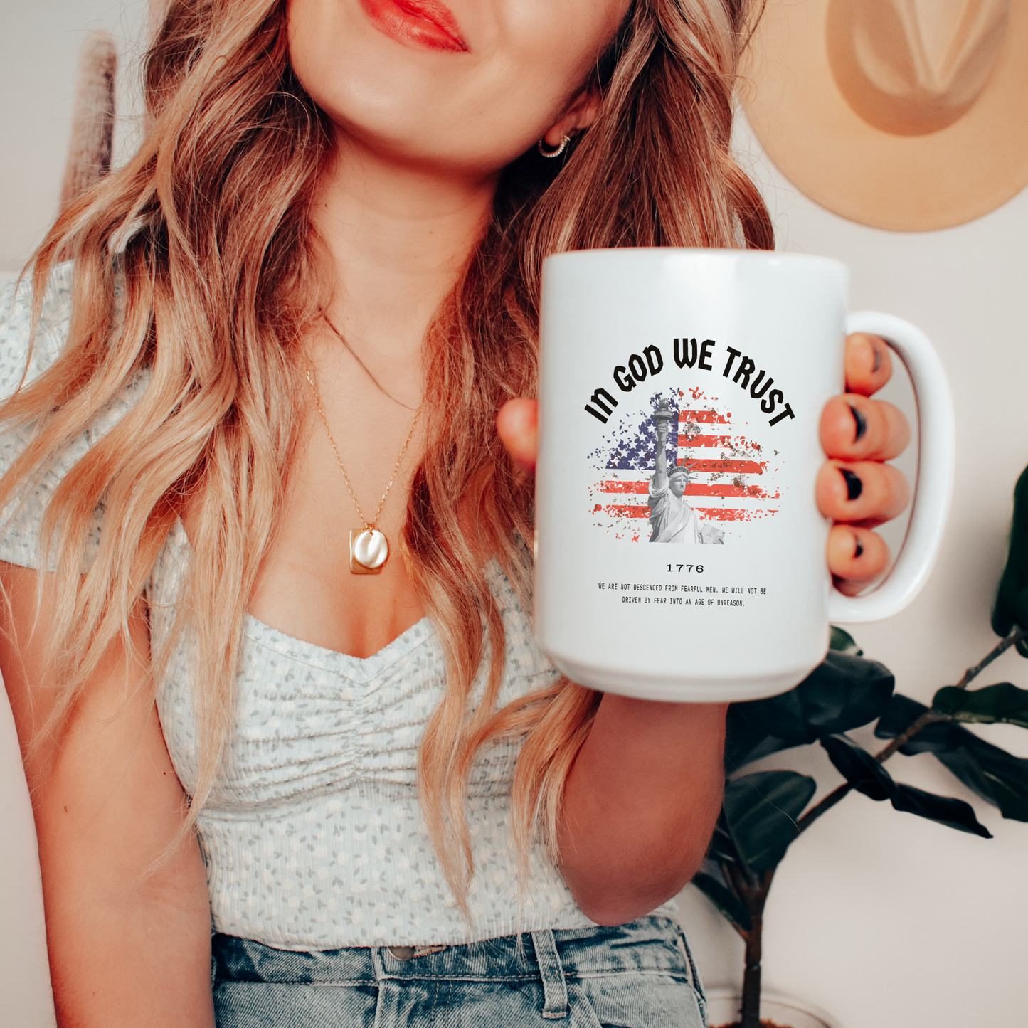 In God We Trust - White Glossy Mug