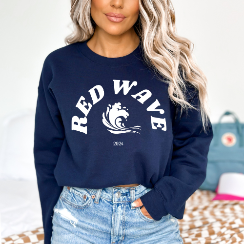 Red Wave 2024 - Unisex Crewneck Sweatshirt