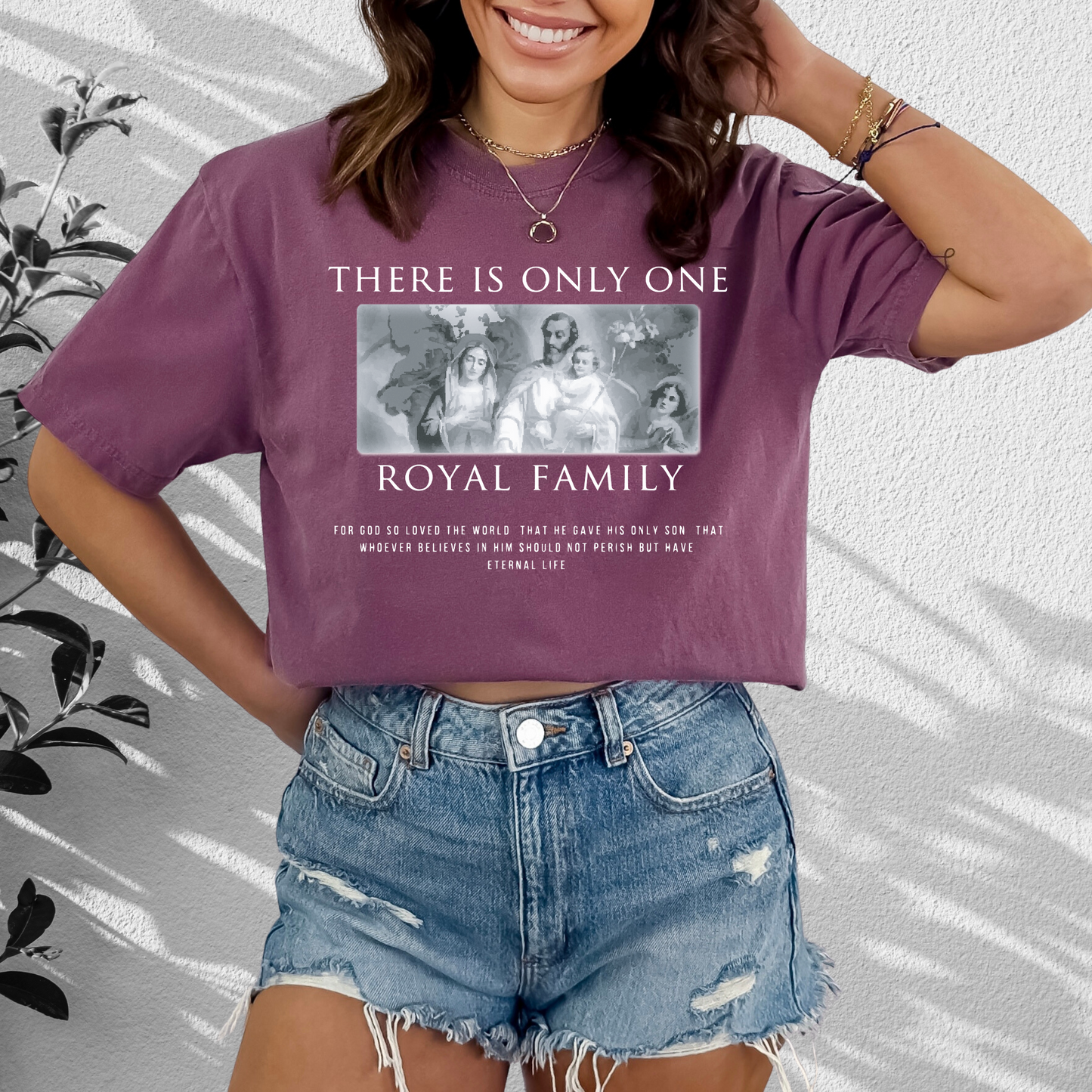 Only One Royal Family - Unisex Garment-Dyed Heavyweight Tee