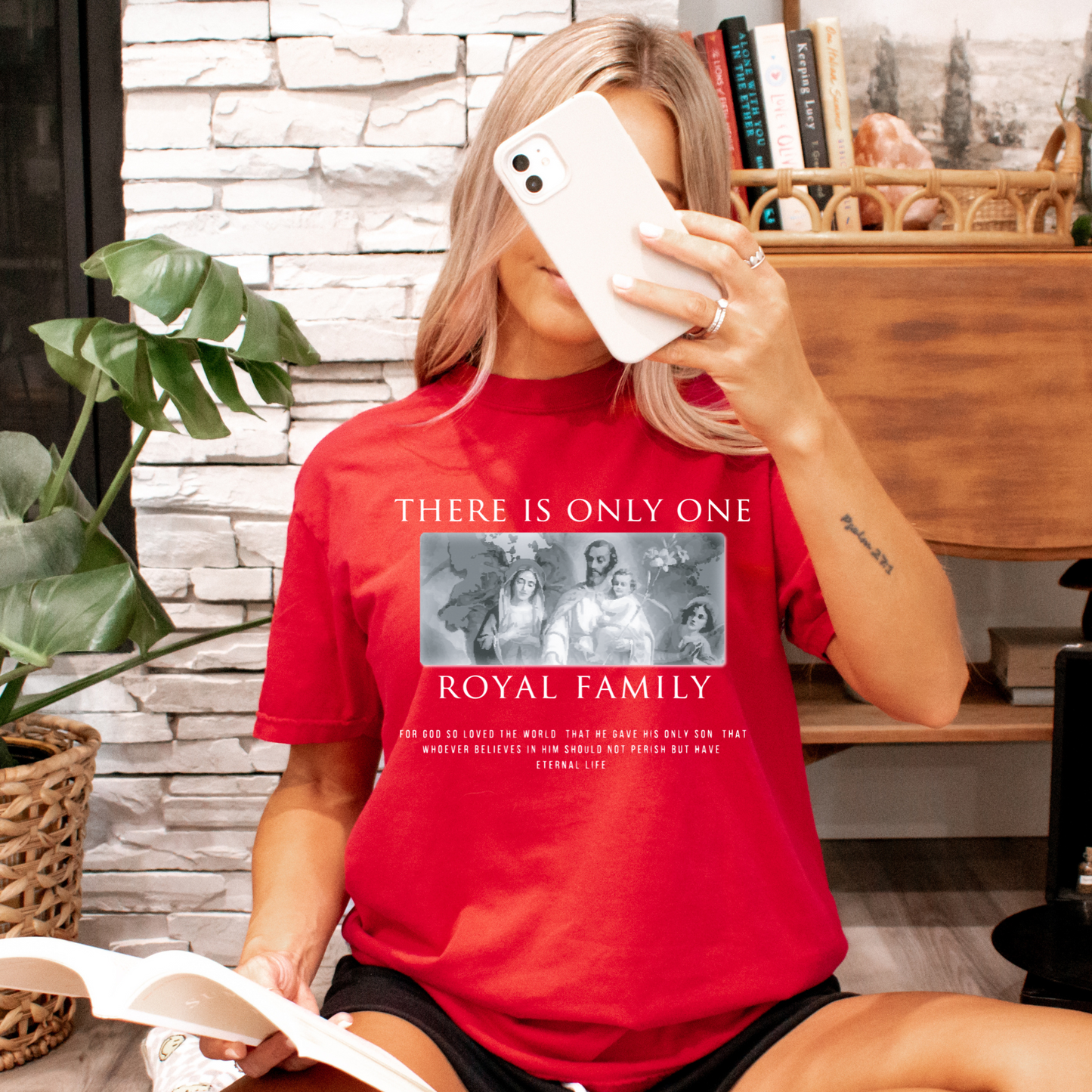 Only One Royal Family - Unisex Garment-Dyed Heavyweight Tee