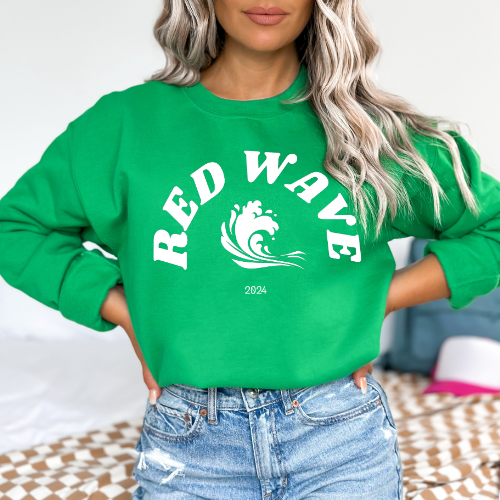 Red Wave 2024 - Unisex Crewneck Sweatshirt