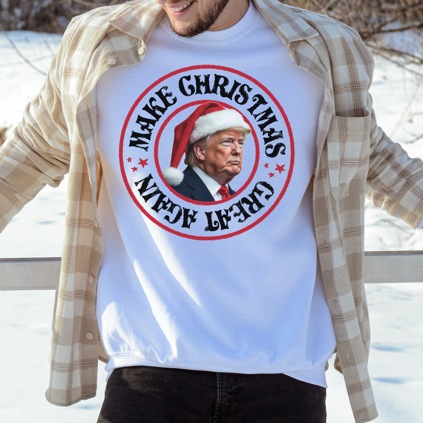 Make Christmas Great Again - Unisex Crewneck Sweatshirt
