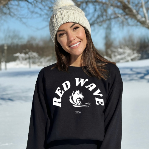 Red Wave 2024 - Unisex Crewneck Sweatshirt