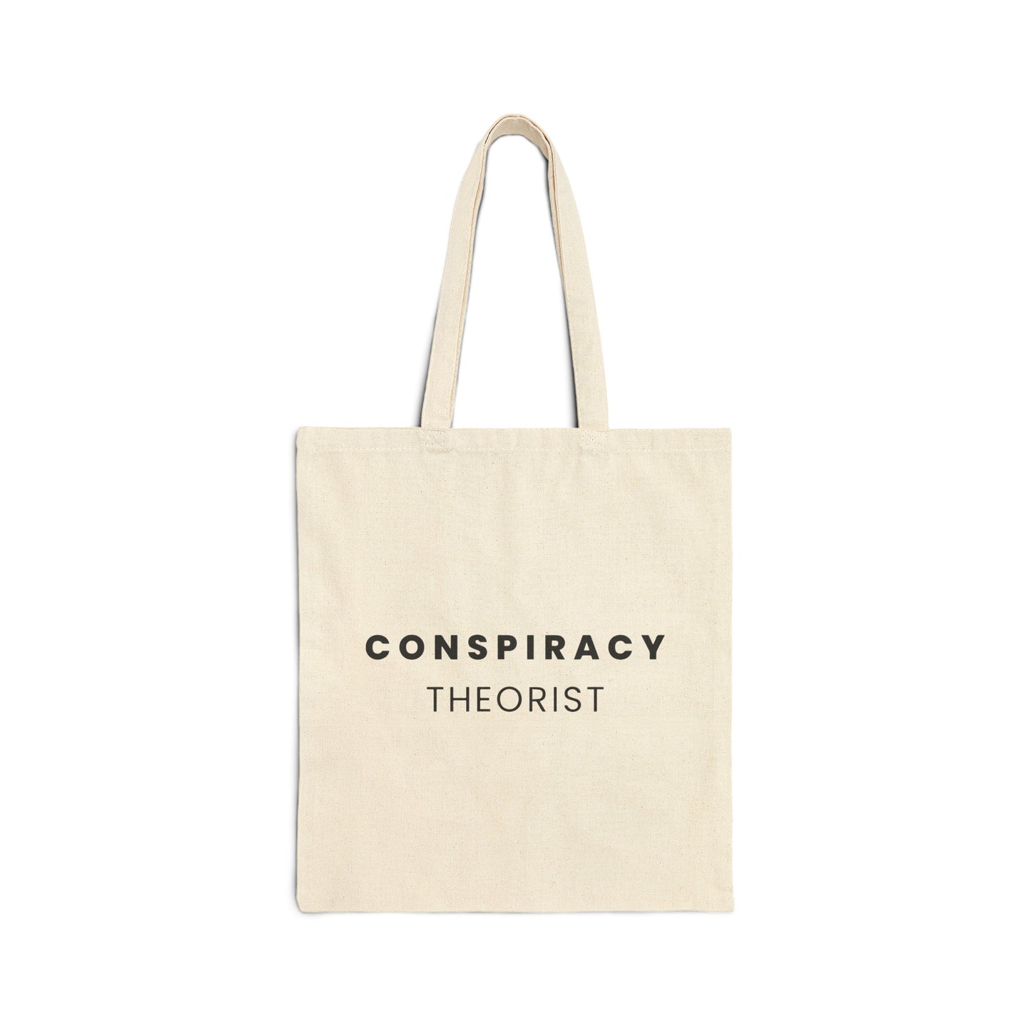 Conspiracy Theorist - Cotton Canvas Tote Bag