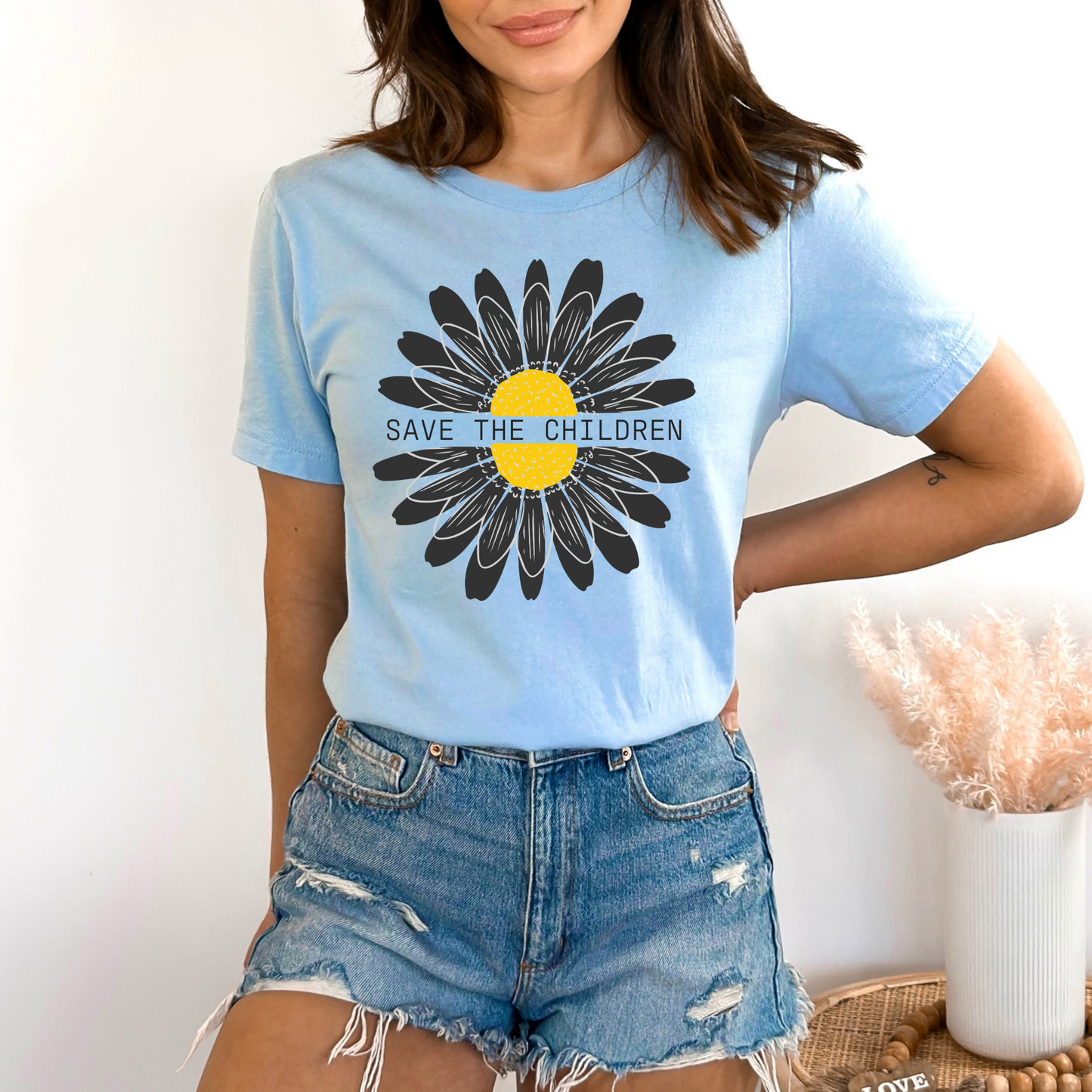 Save The Children Sunflower - Unisex Jersey Tee