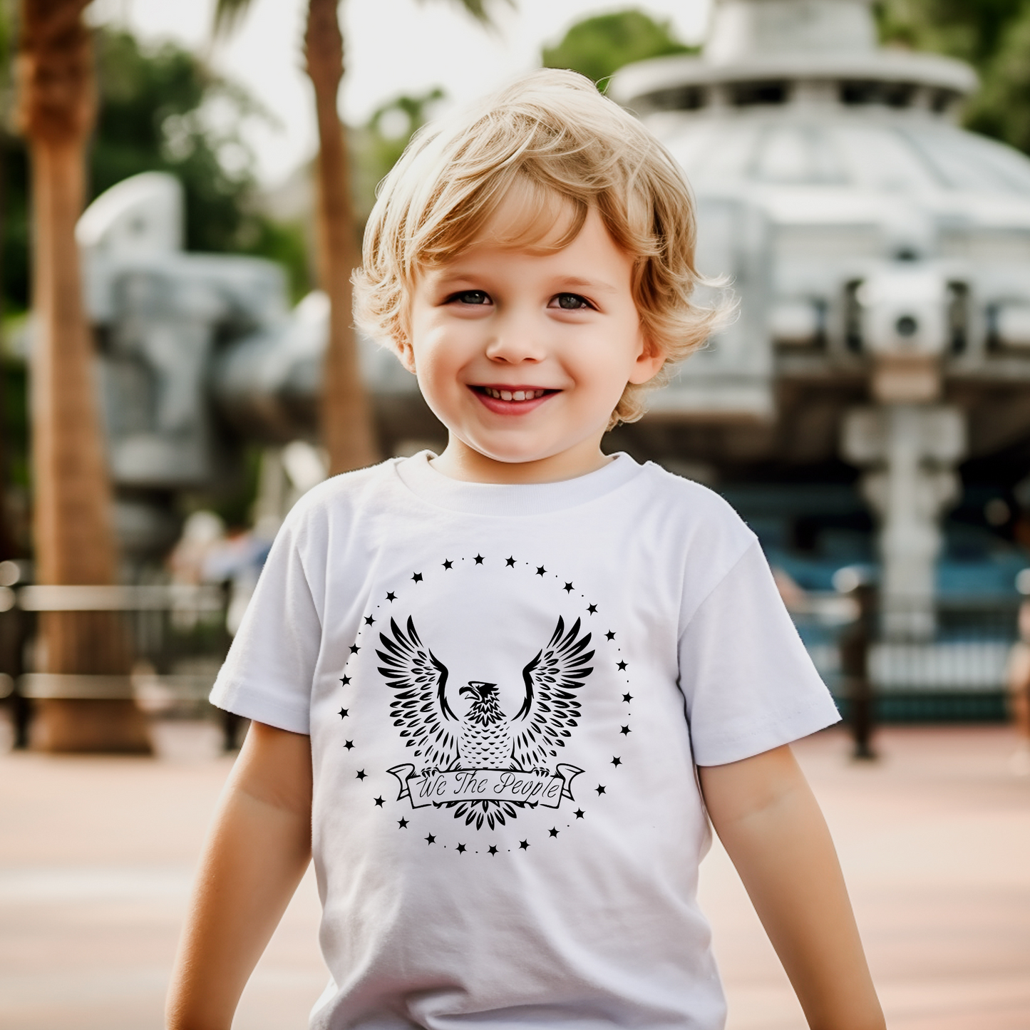 We The People Eagle - Youth Short Sleeve T-Shirt