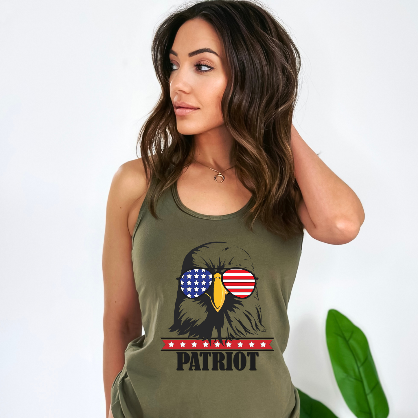 Patriot Eagle - Women's Racerback Tank