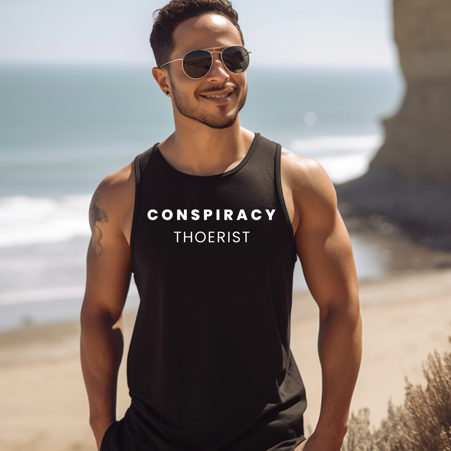 Conspiracy Theorist - Unisex Jersey Tank Top