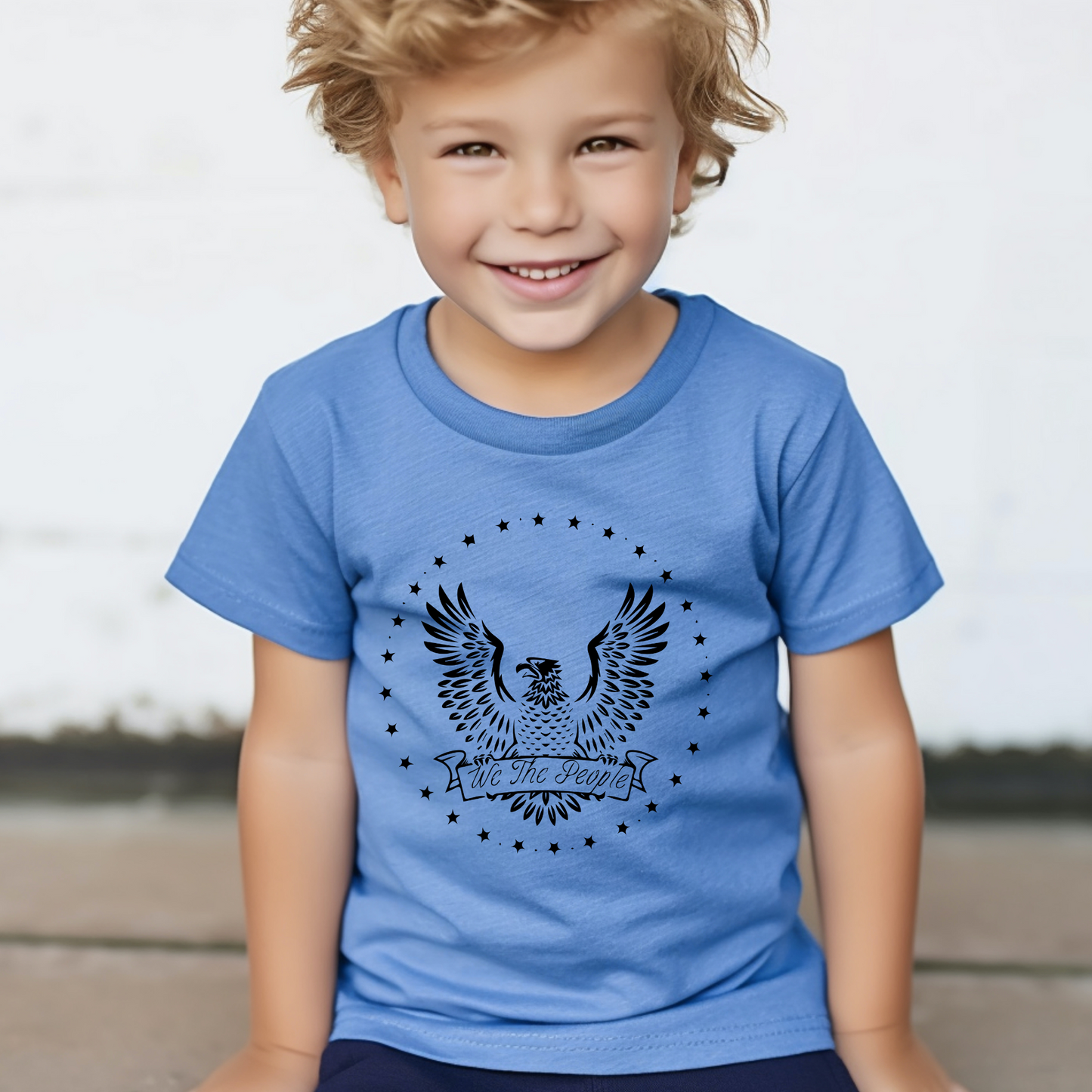 We The People Eagle - Youth Short Sleeve T-Shirt