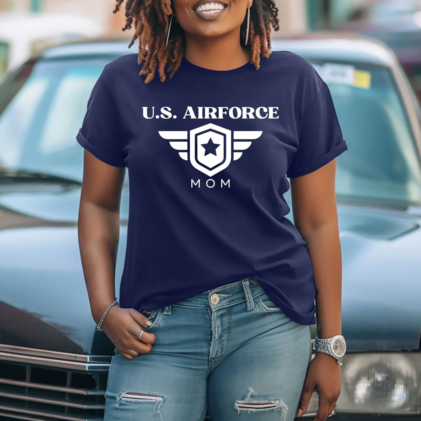 U.S Airforce Mom - Unisex Jersey Tee