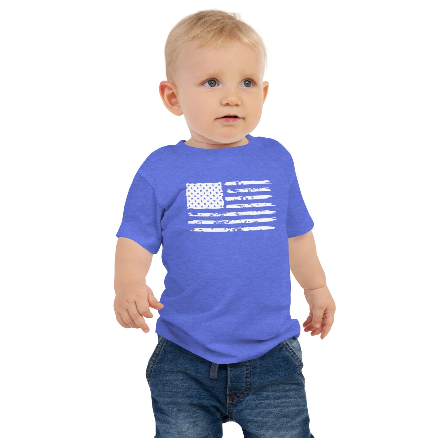 American Flag - Baby Jersey T-Shirt